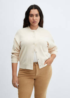 Flared cropped corduroy trousers — Medium Brown 9