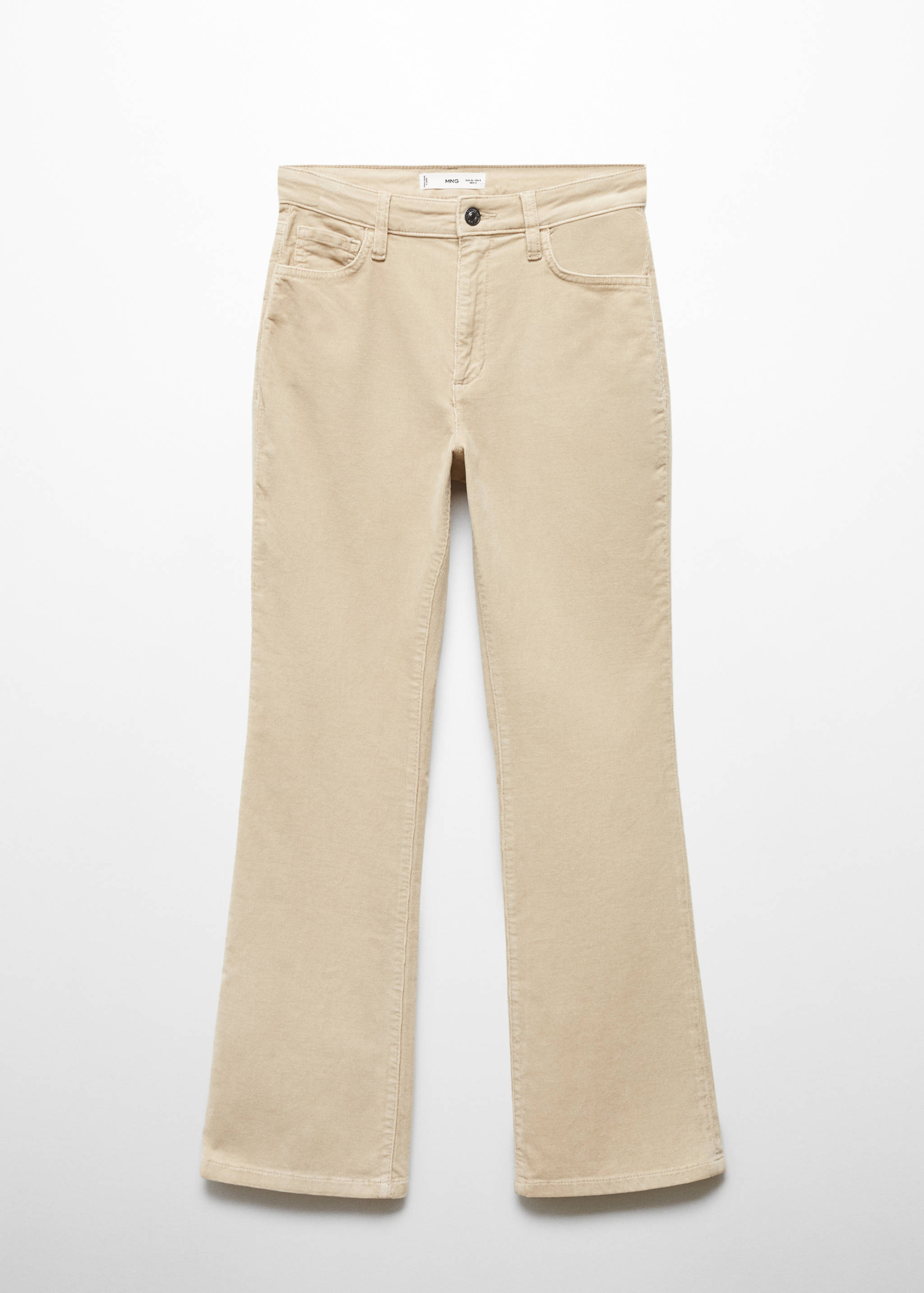 Pantalón flare crop pana - Artículo sin modelo