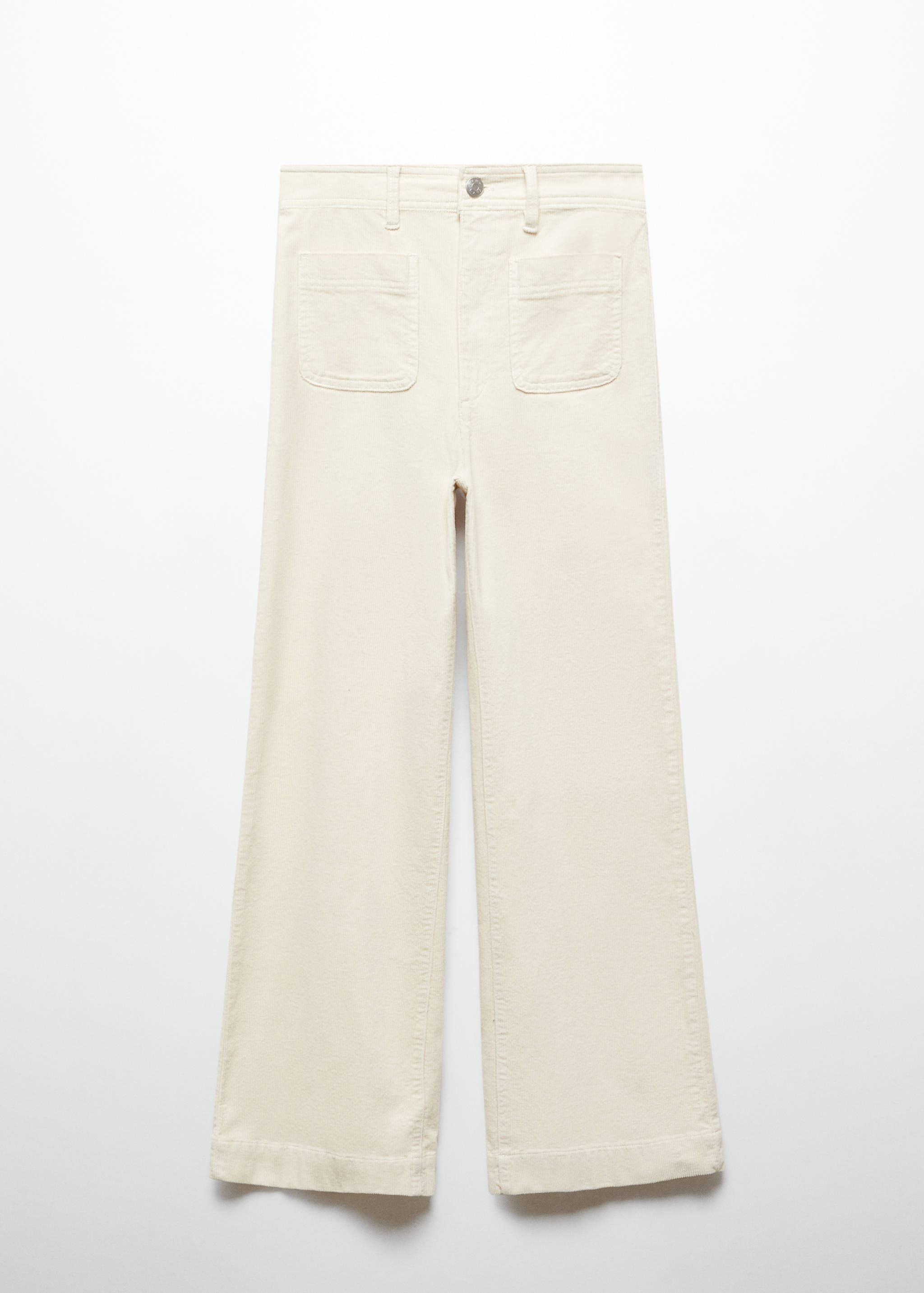 Corduroy culotte trousers - Article without model