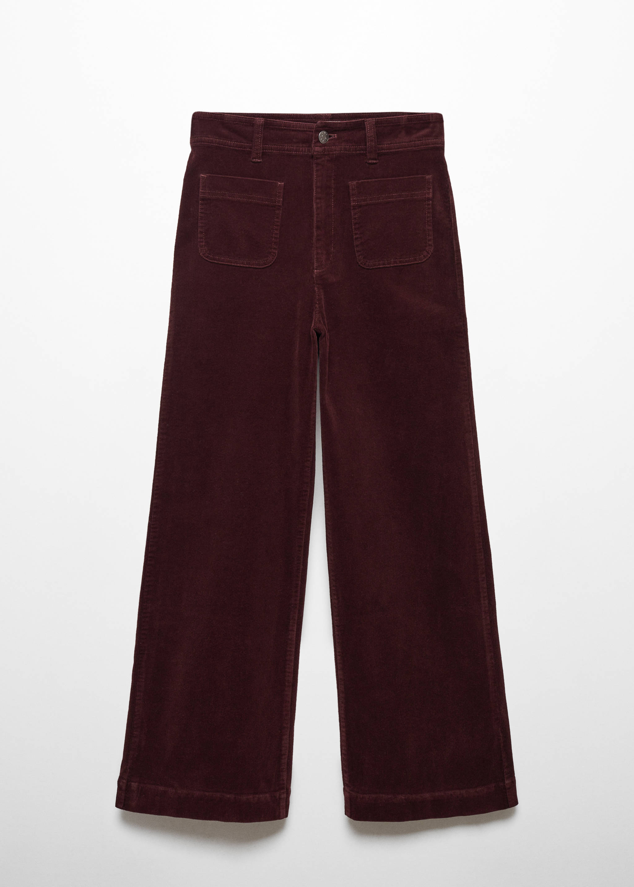 Corduroy culotte trousers - Article without model