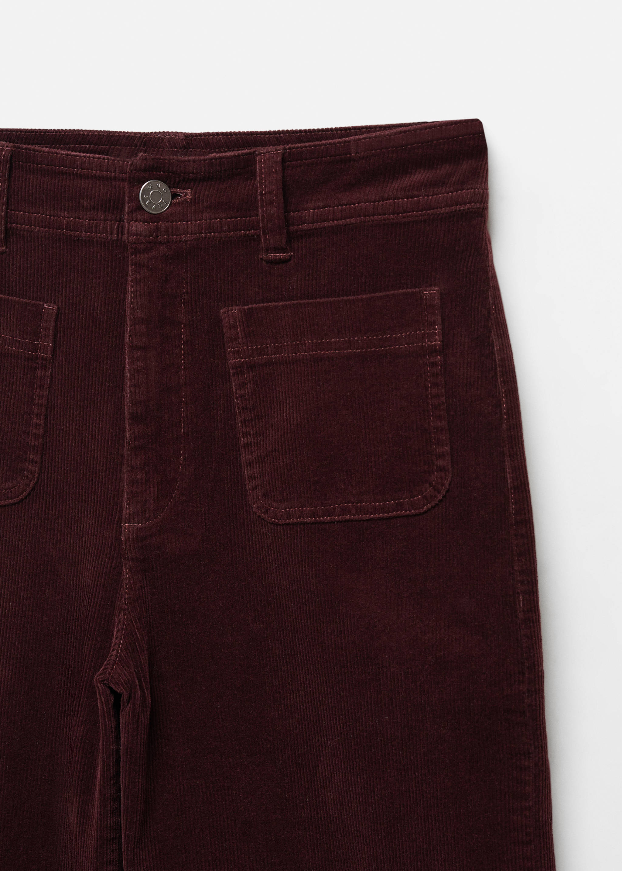 Corduroy culotte trousers - Details of the article 8