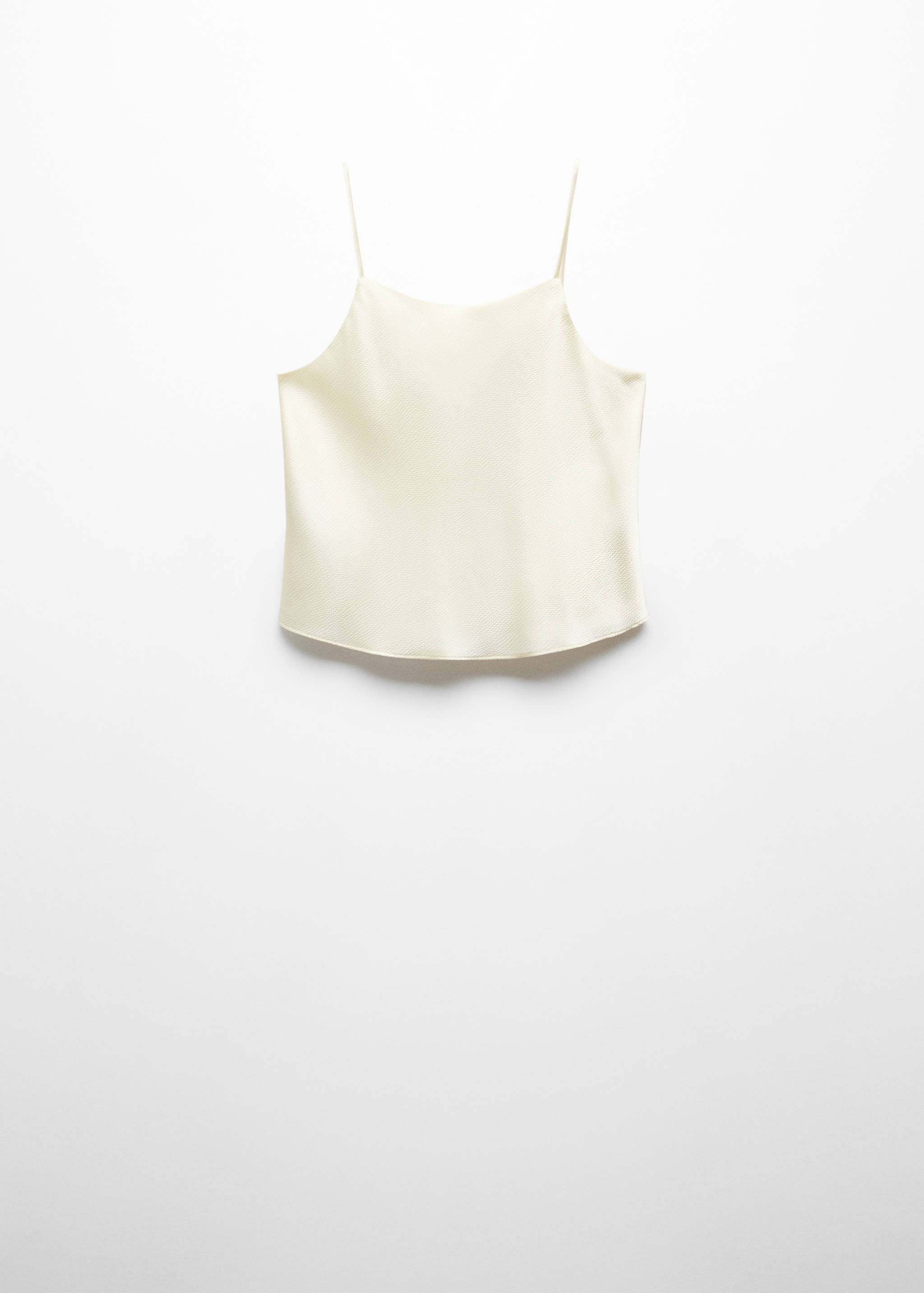 Satin top with straps - Article without model