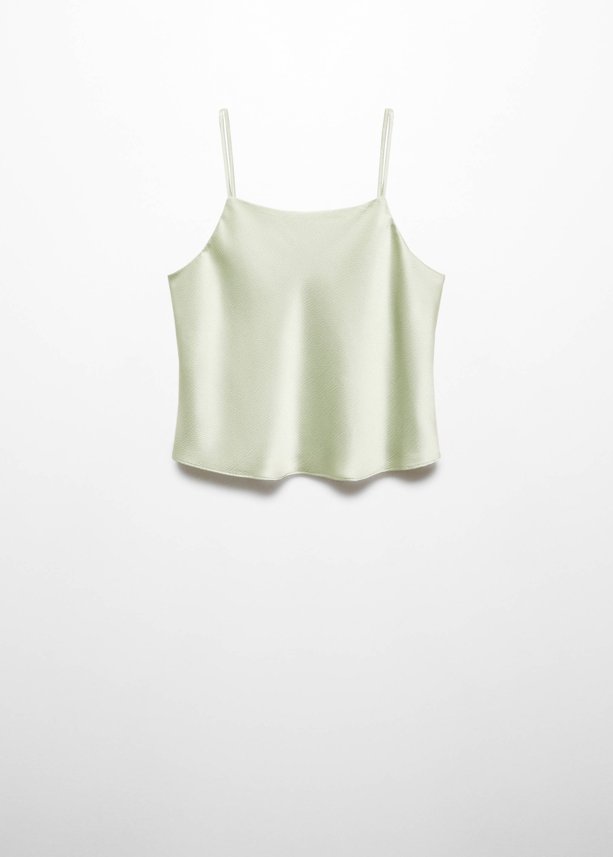 Satin top with straps - Article without model