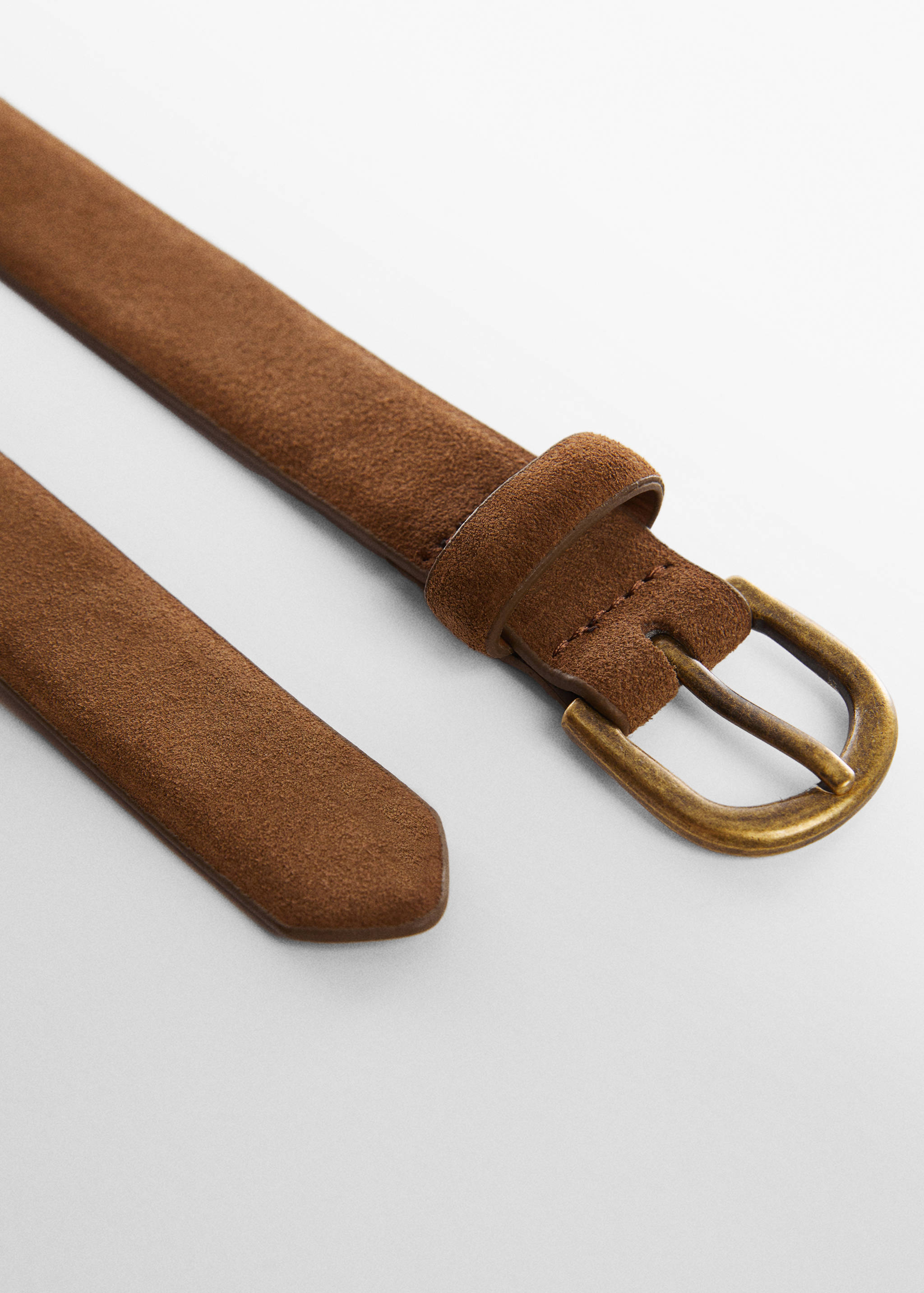 Buckle leather belt - Details of the article 1