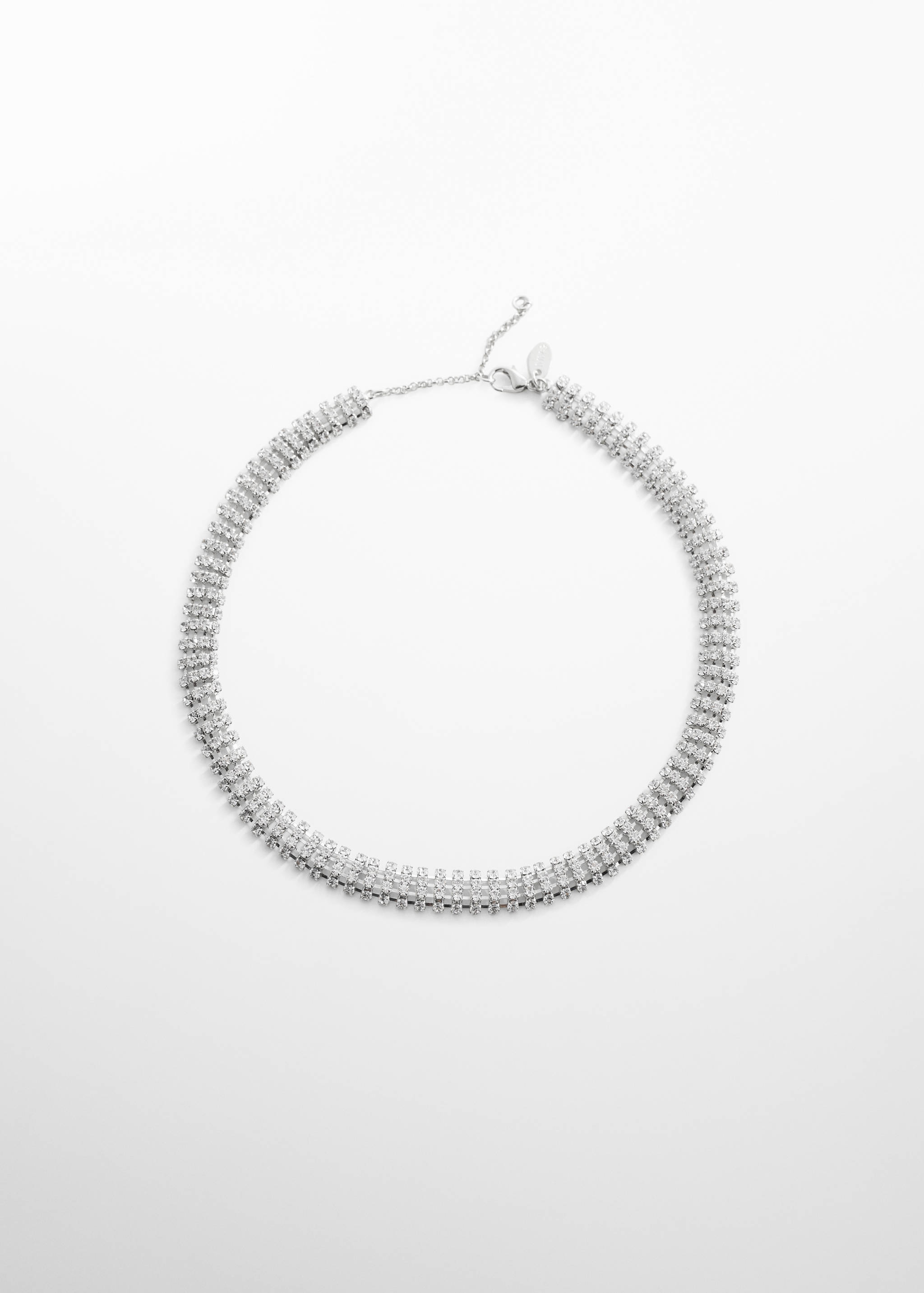 Faceted crystal necklace - Article without model