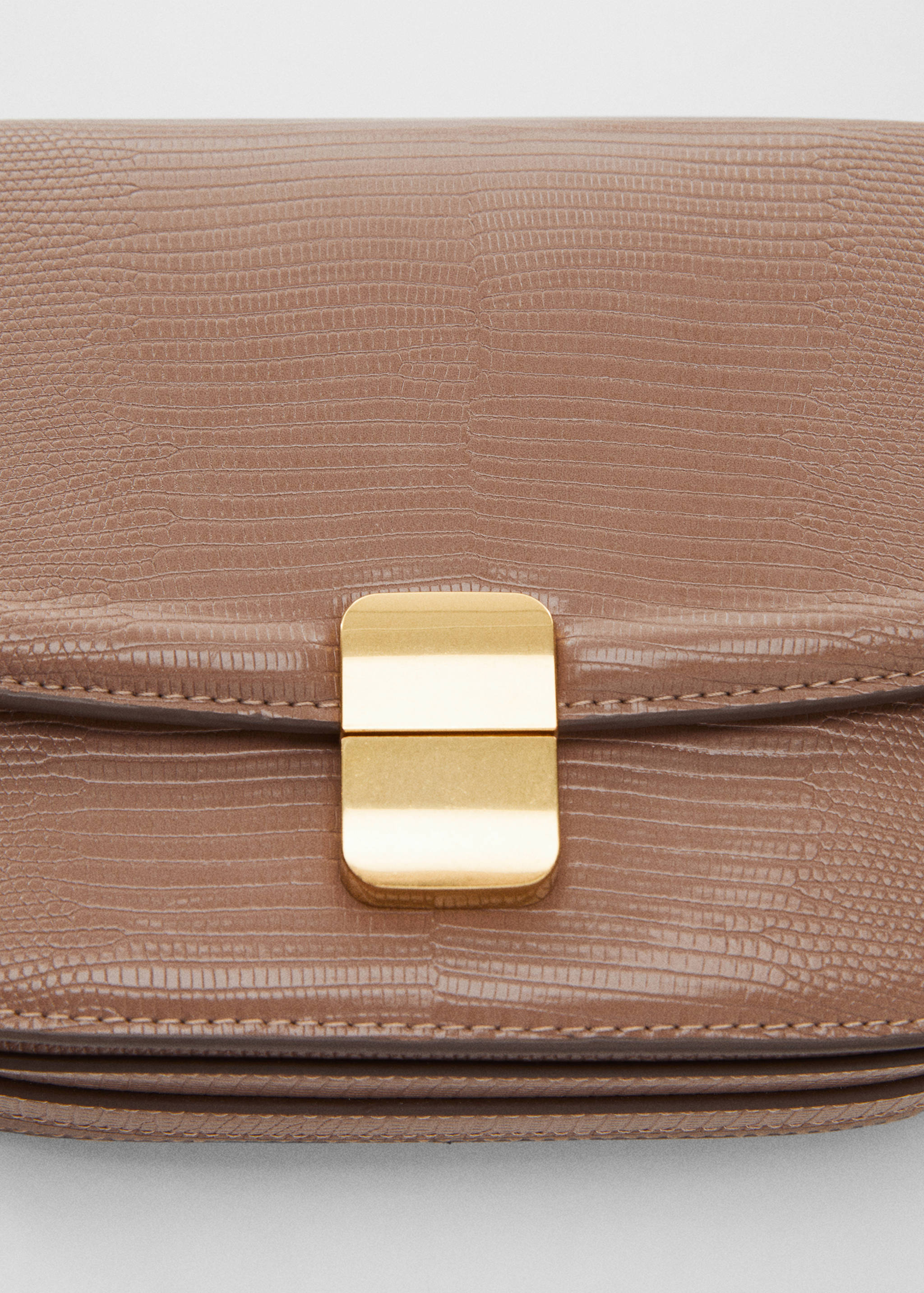 Animal print effect flap bag - Details of the article 2