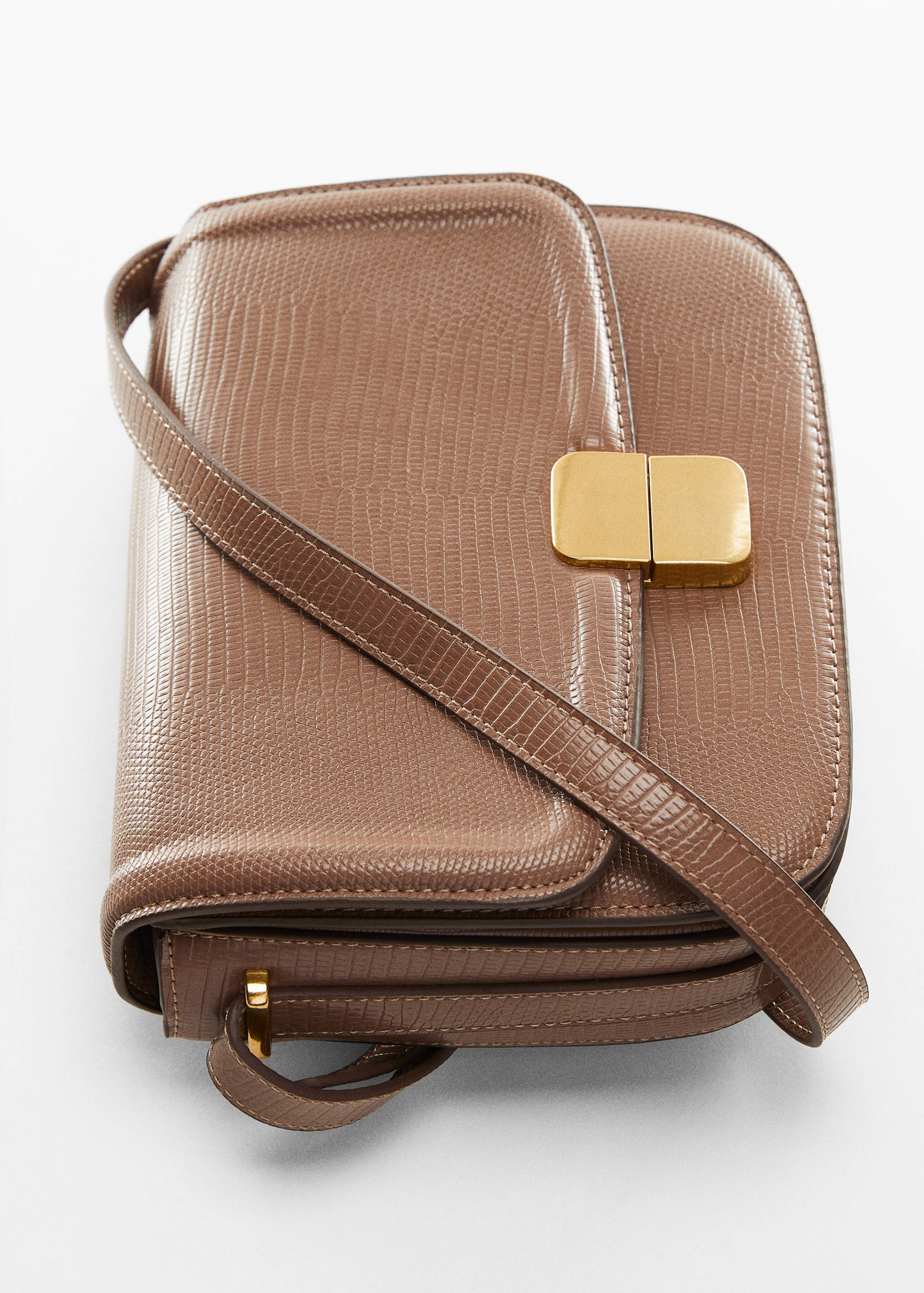 Animal print effect flap bag - Details of the article 5