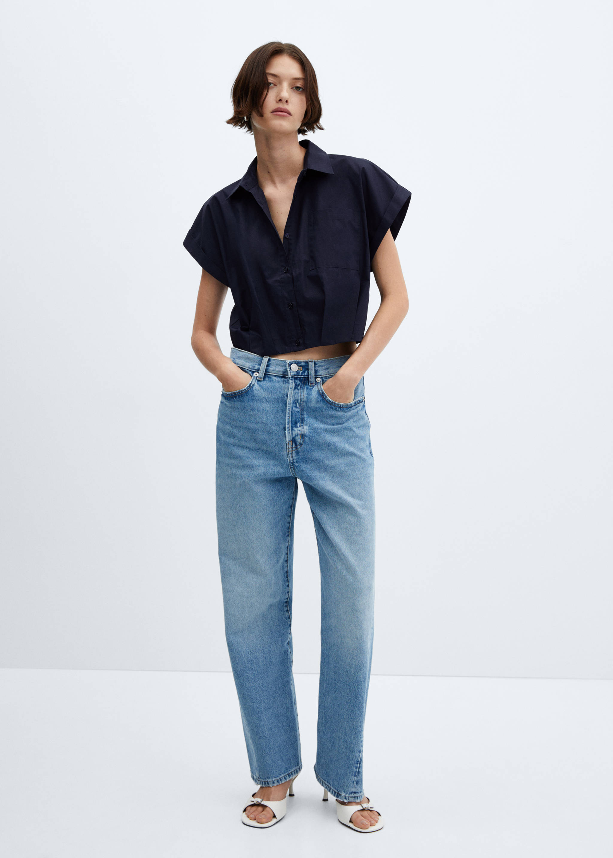 قميص قصير قطني 100٪ - رؤية عامة