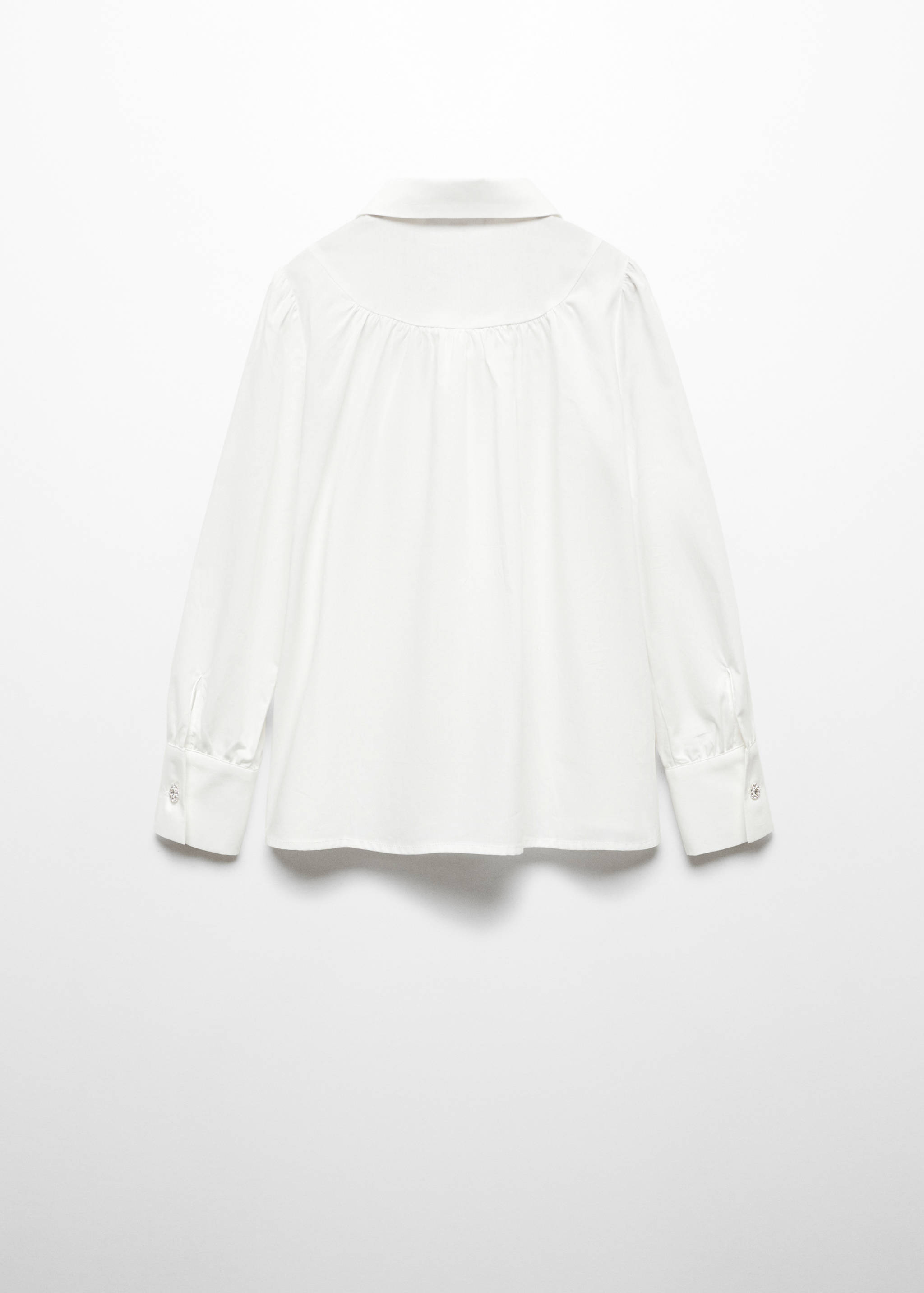 Button-down collar shirt - Reverse of the article