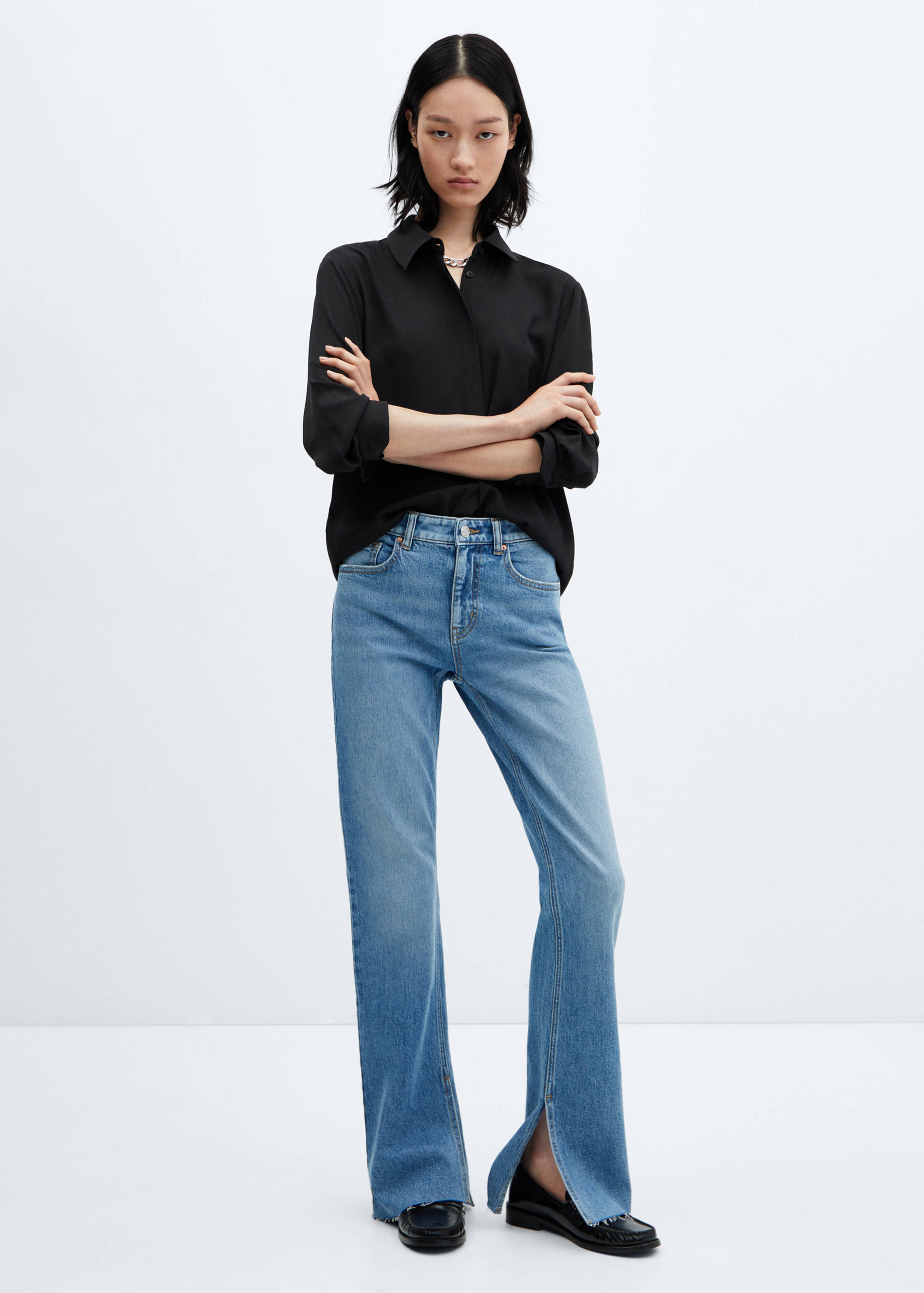 Regular flowy shirt - General plane