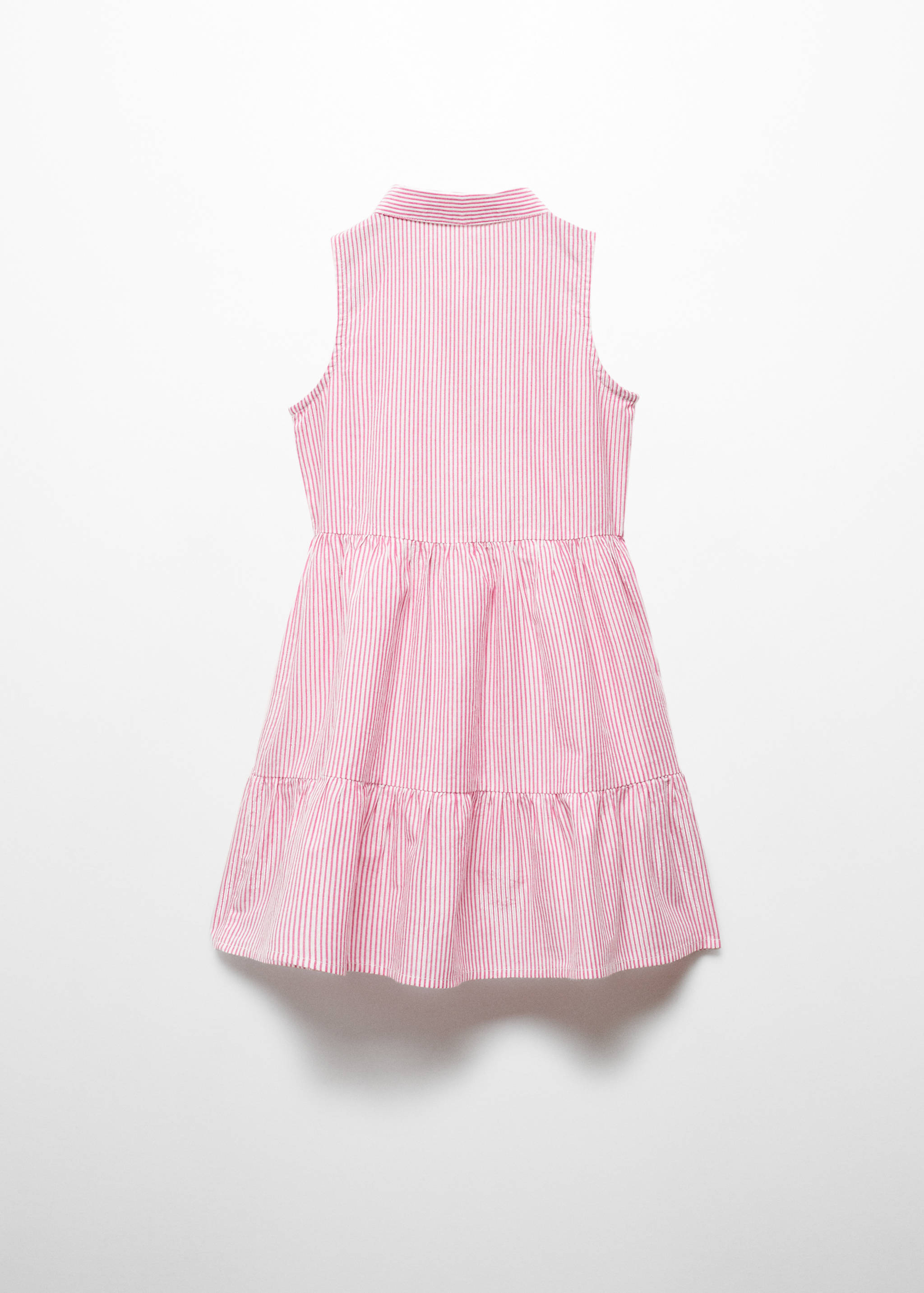 فستان بتنورة مخطط - الجهة الخلفية للمنتج