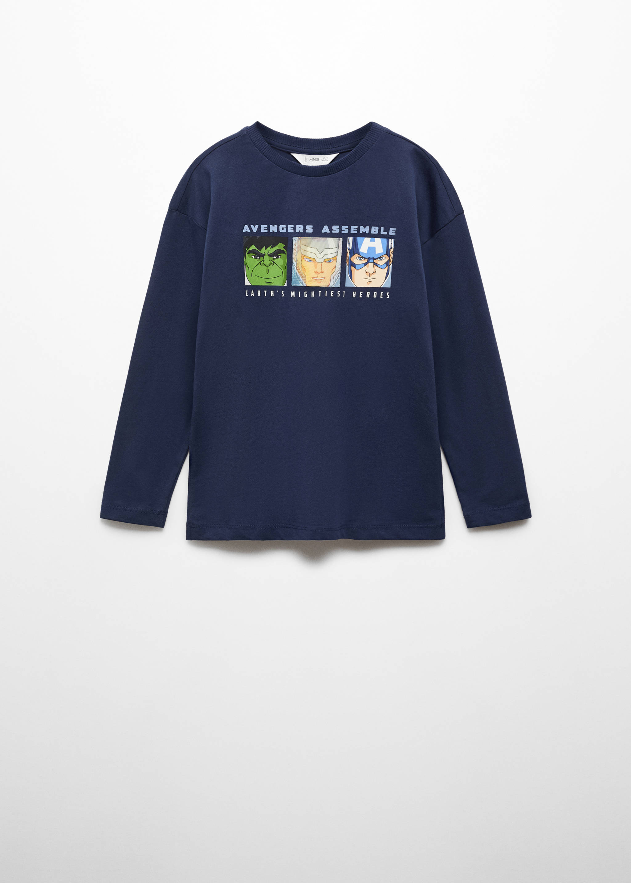 T-shirt de algodão dos Vingadores - Artigo sem modelo