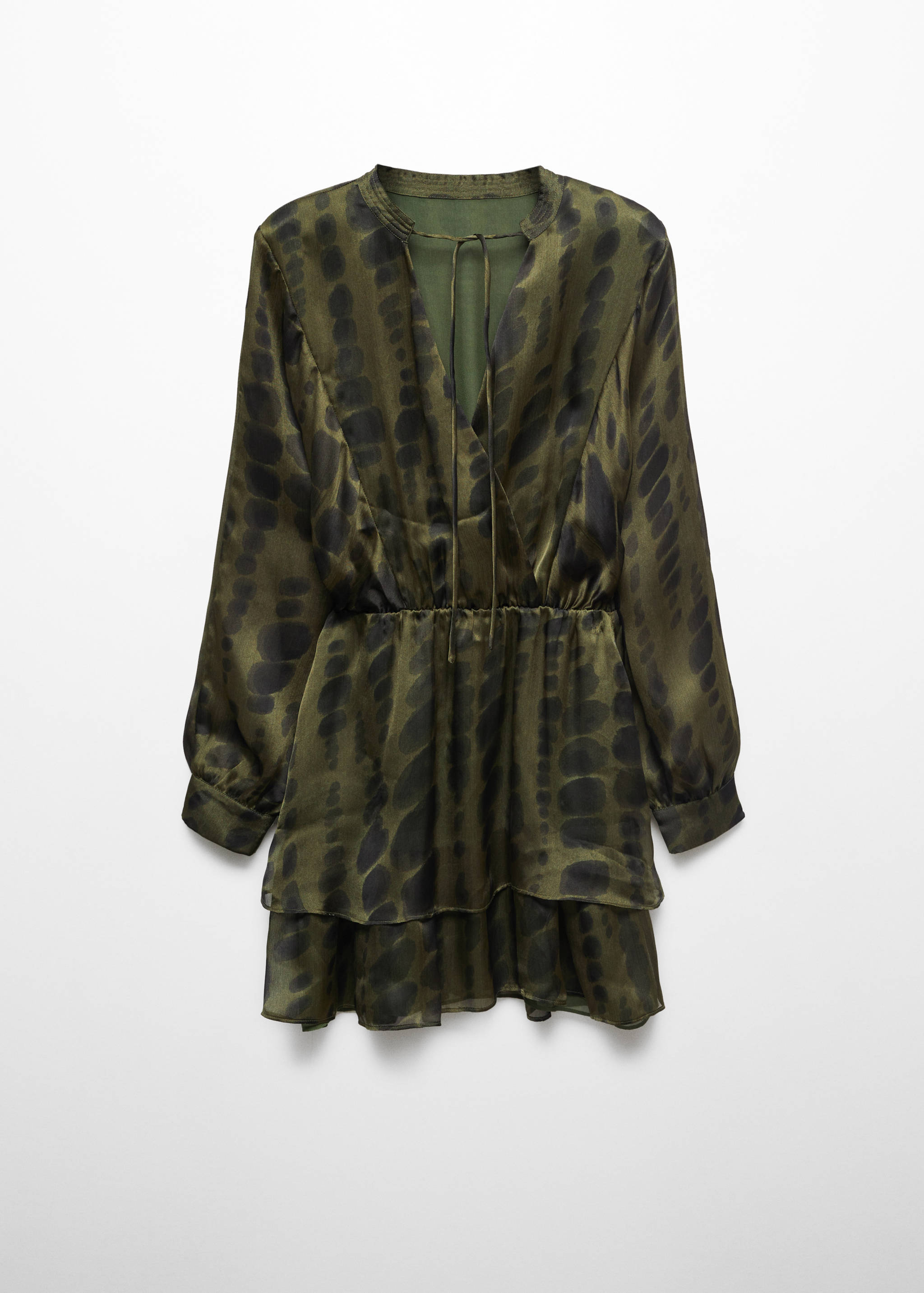 Vestido satinado estampado - Artículo sin modelo