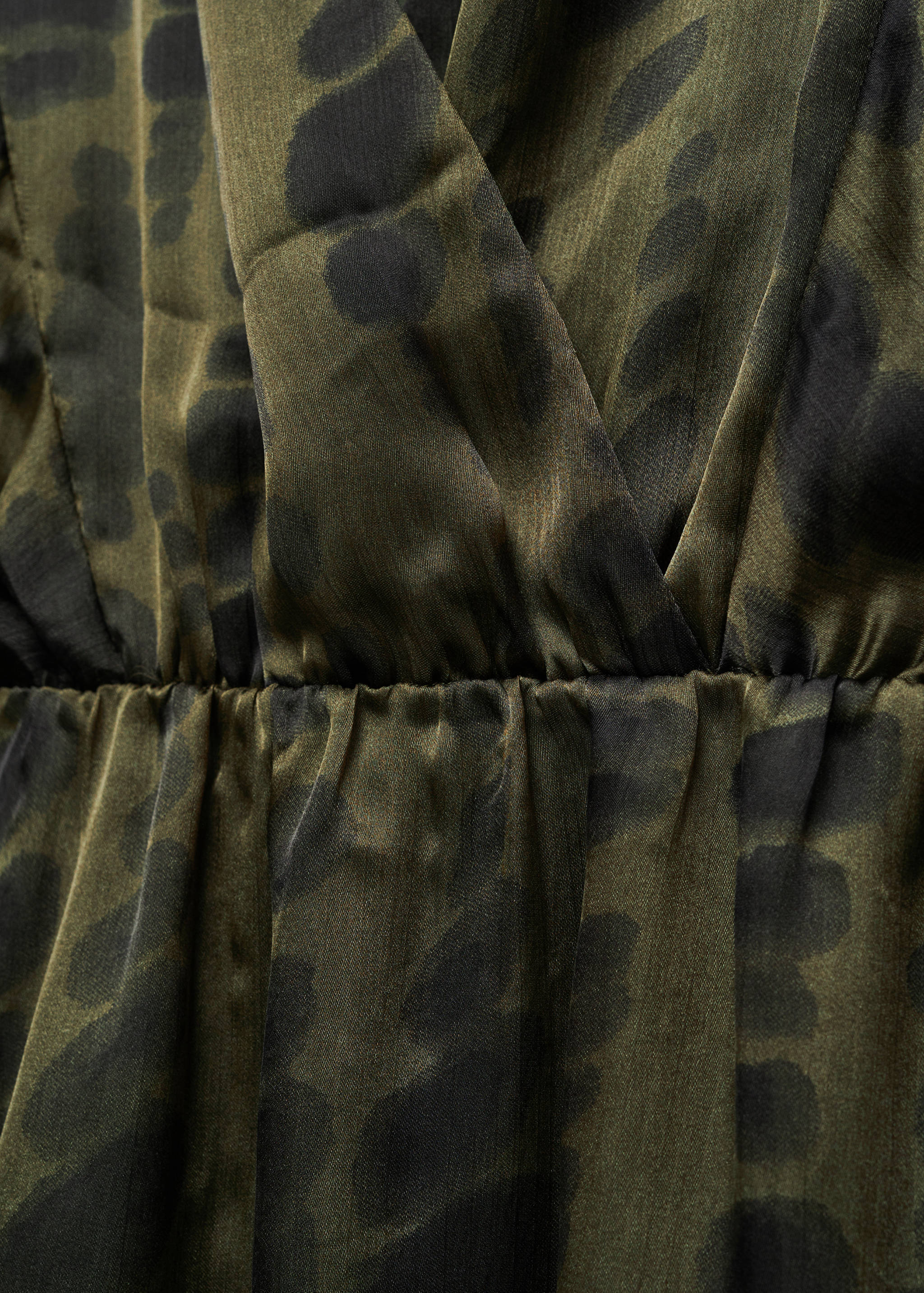 Vestido satinado estampado - Detalle del artículo 8