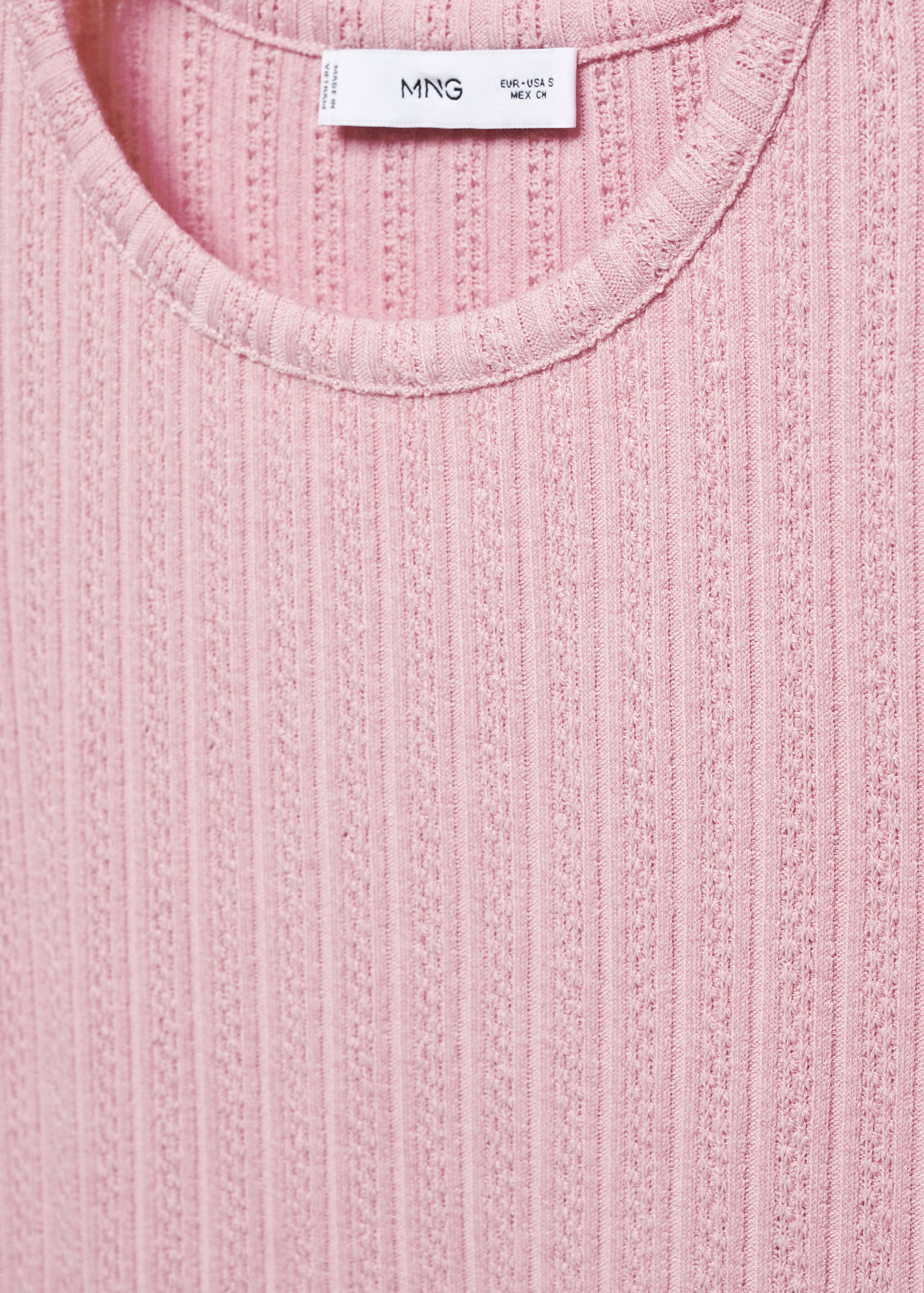 Camiseta canalé textura - Detalle del artículo 8