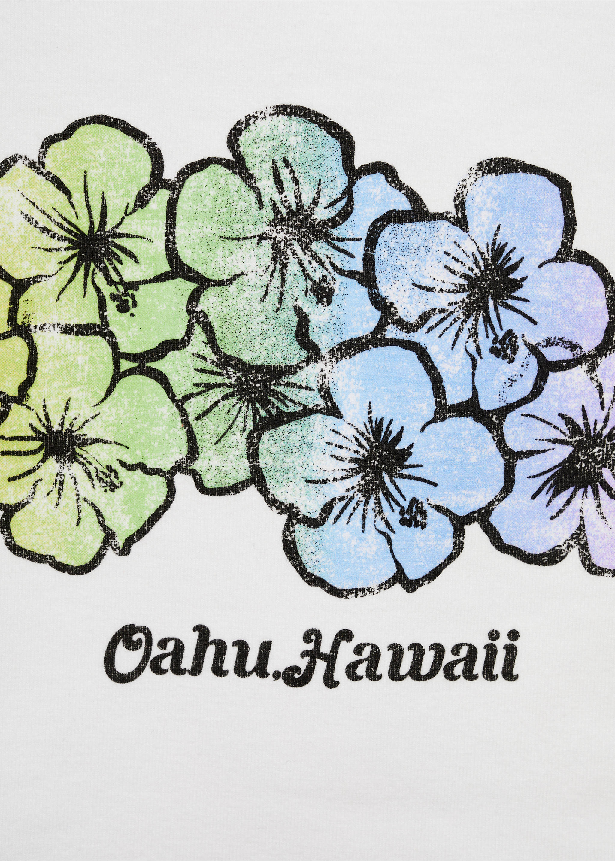 T-shirt crop imprimé - Détail de l'article 8, Blanc cassé. Ref: 67030486-00.