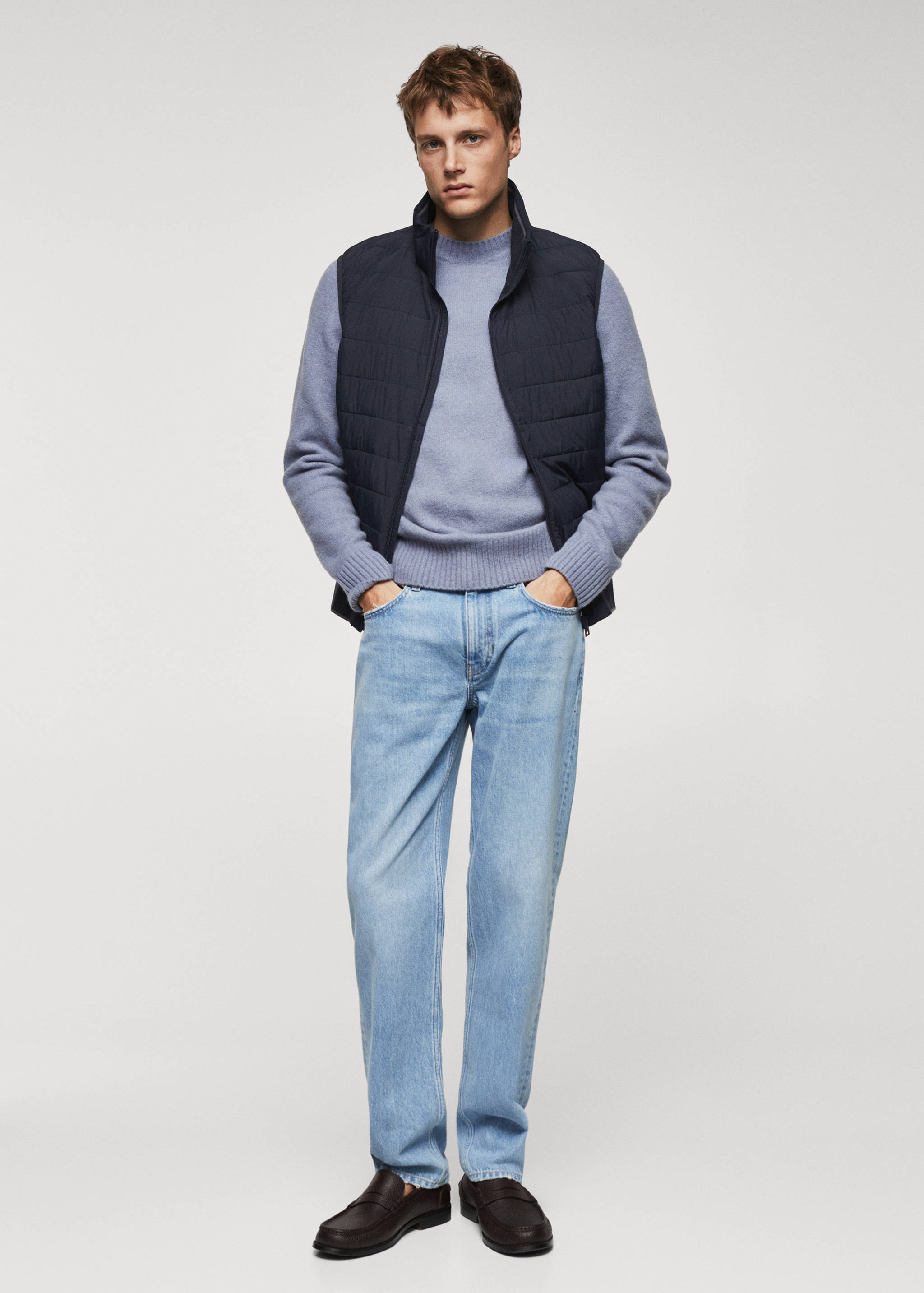 Gilet matelassée ultraléger résistant à l’eau - Plan général