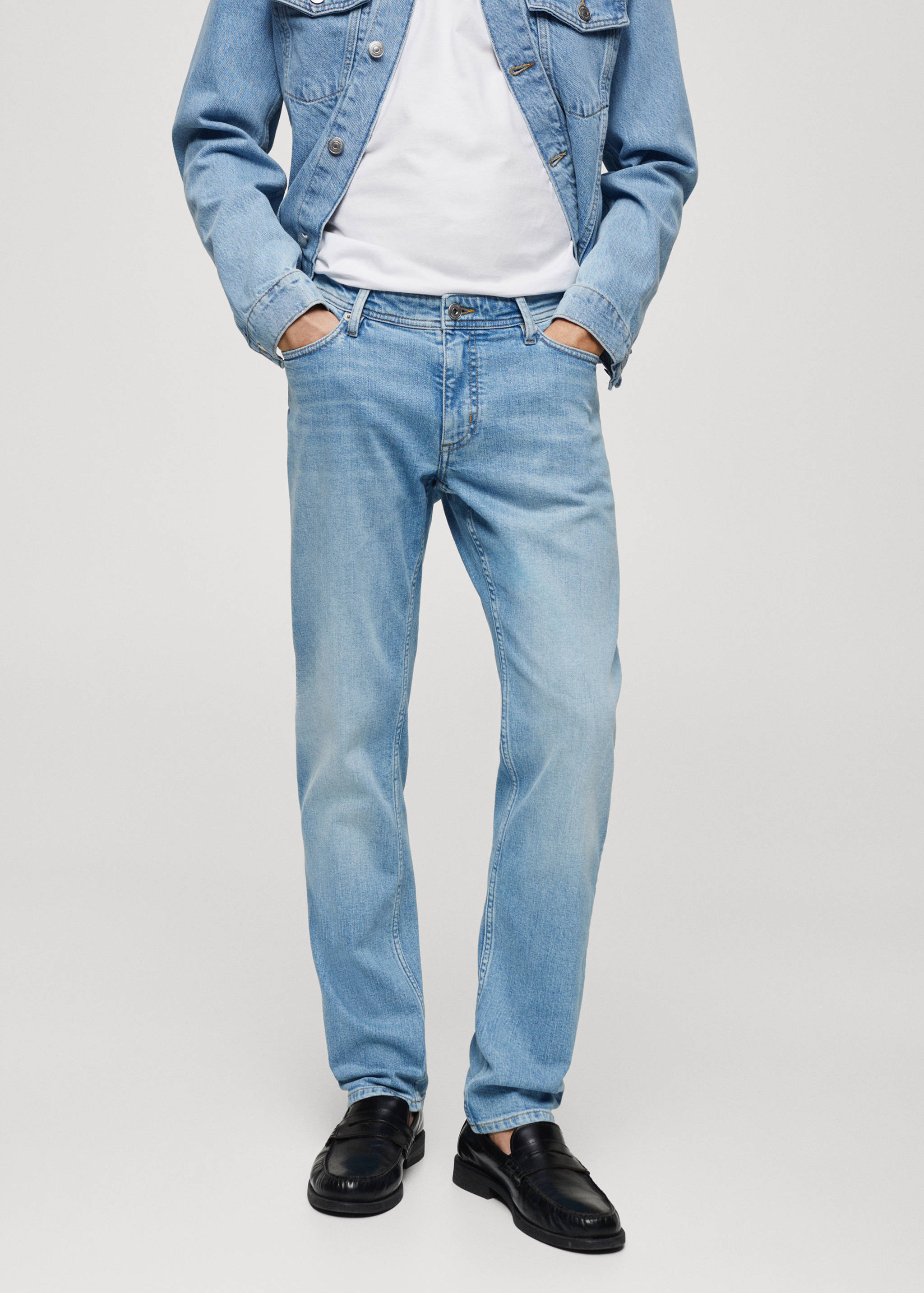 Jan slim-fit jeans - Medium plane