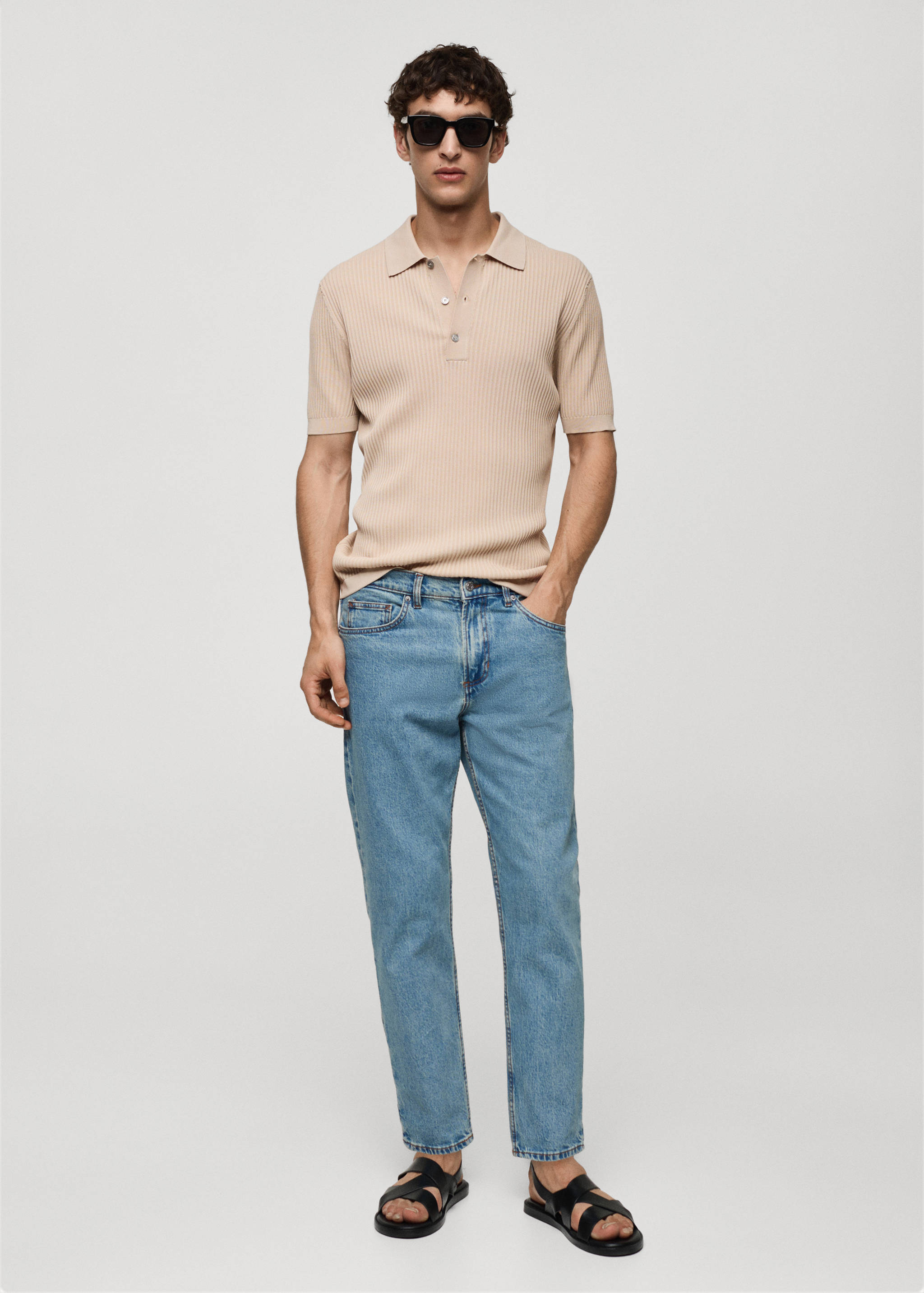 Jean tapered-fit - Plan général