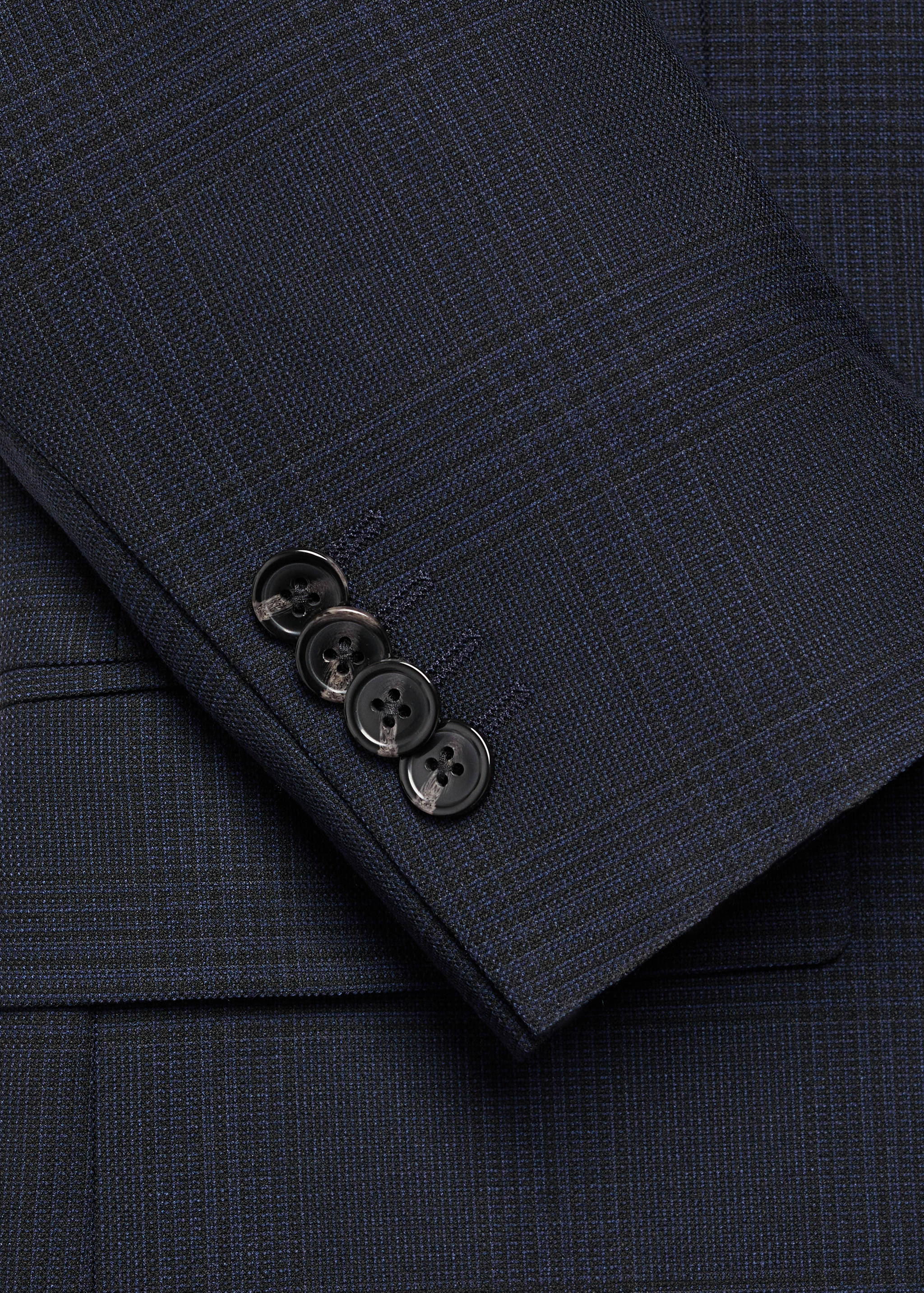 Stretch-fabric slim-fit suit jacket - Details of the article 8