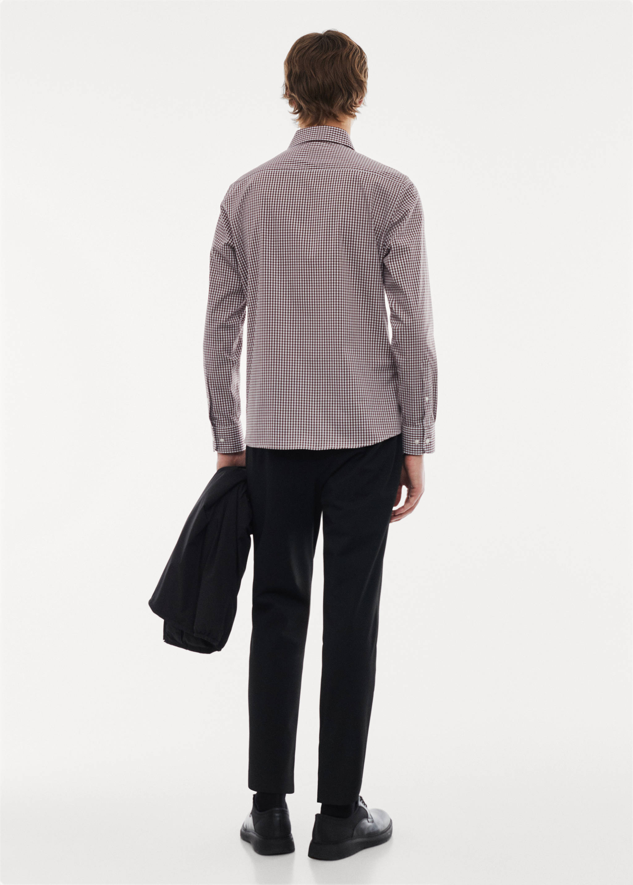 Micro-stretch fabric shirt - Reverse of the article