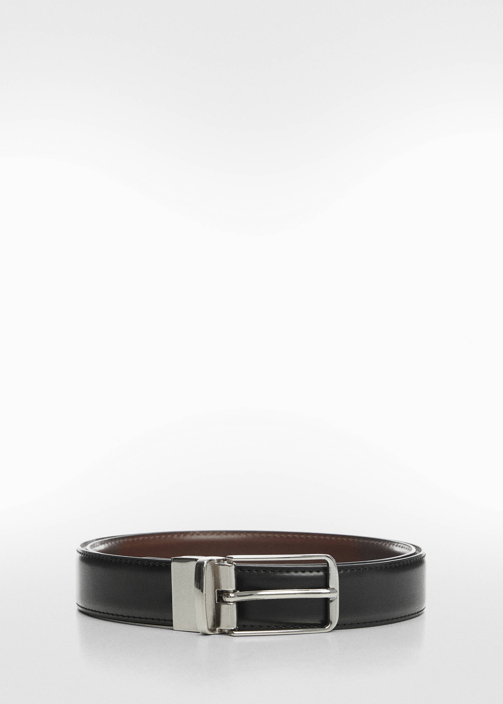Leather reversible belt - Article without model