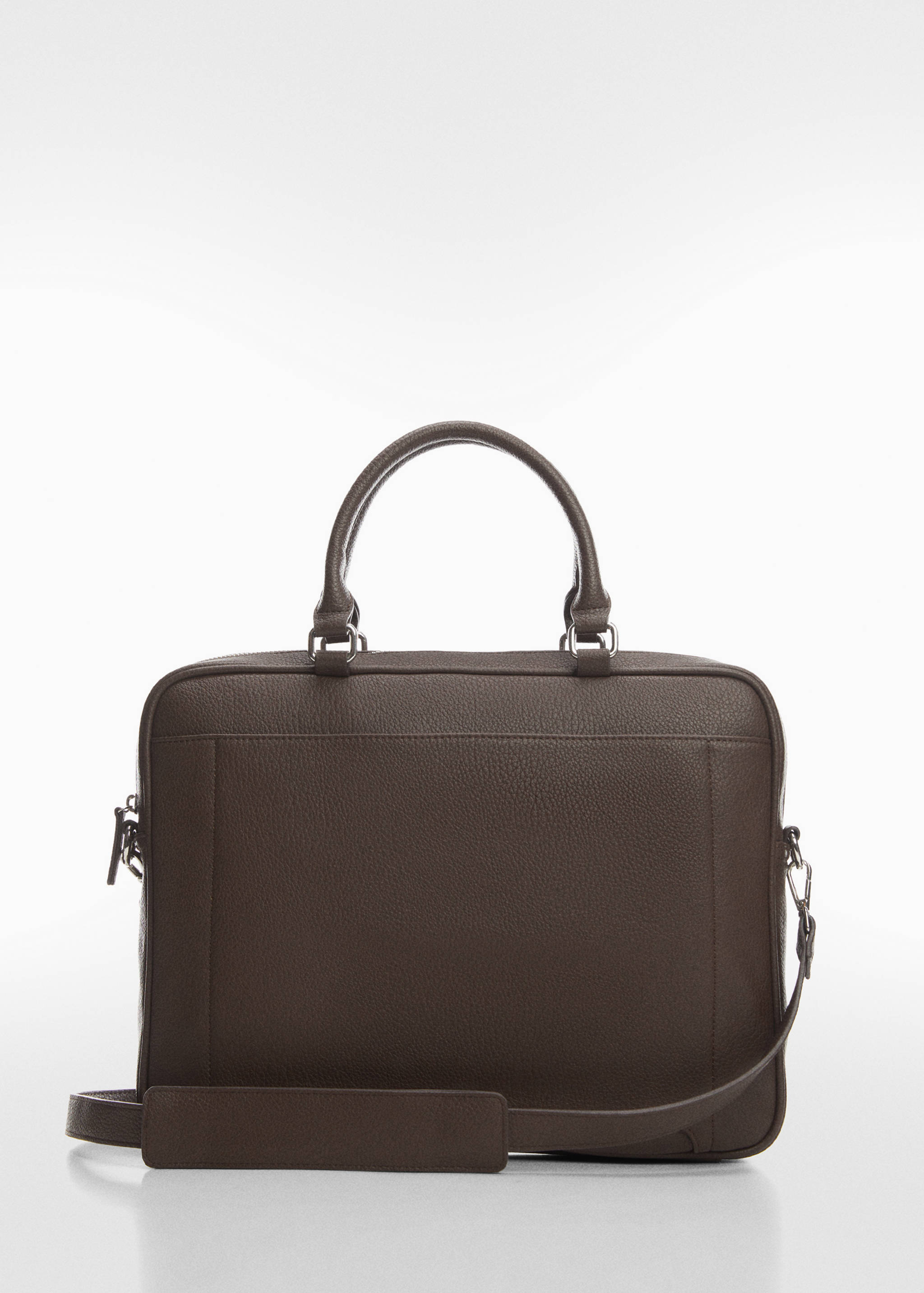 Faux-leather briefcase - Article without model