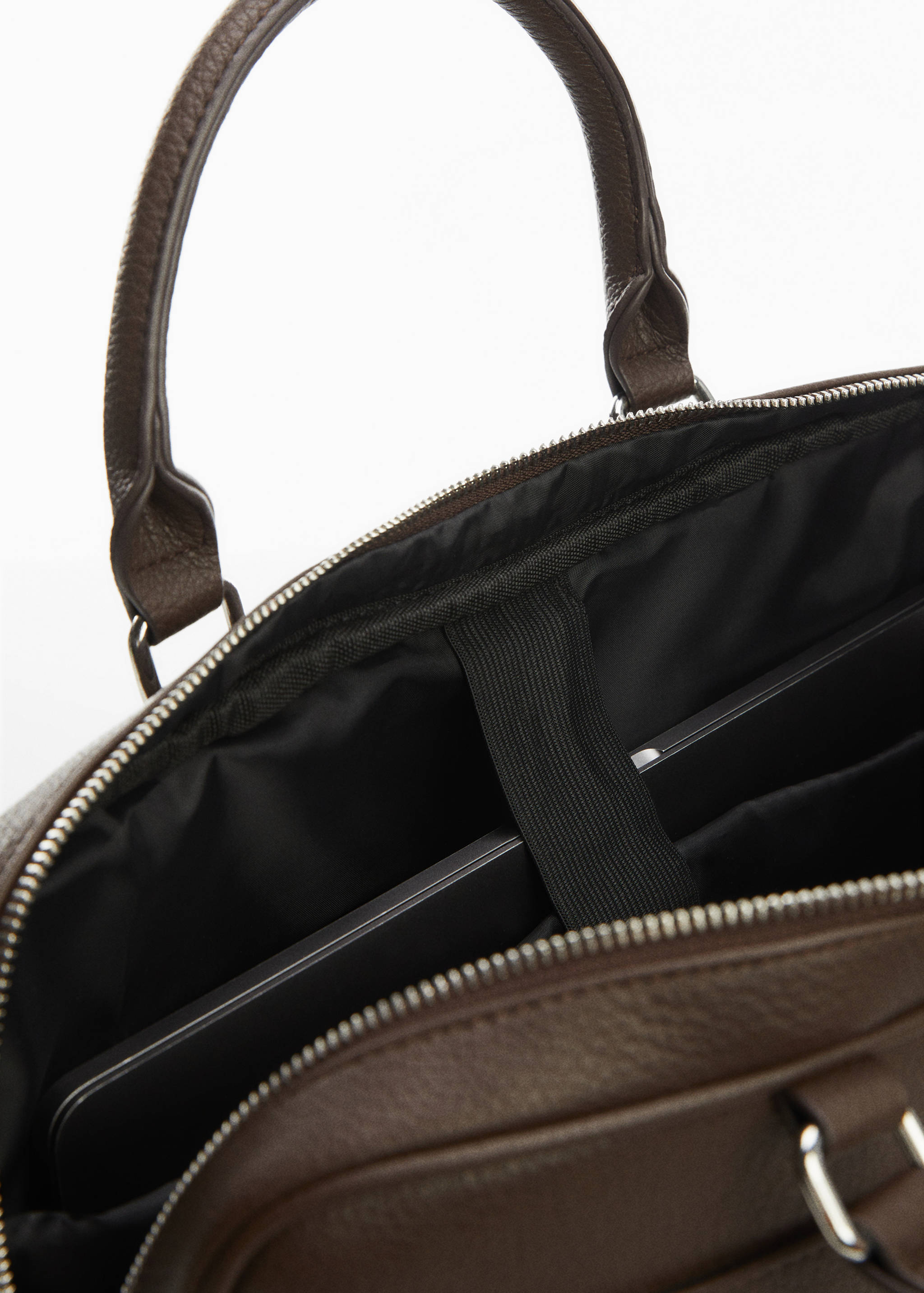 Faux-leather briefcase - Details of the article 2