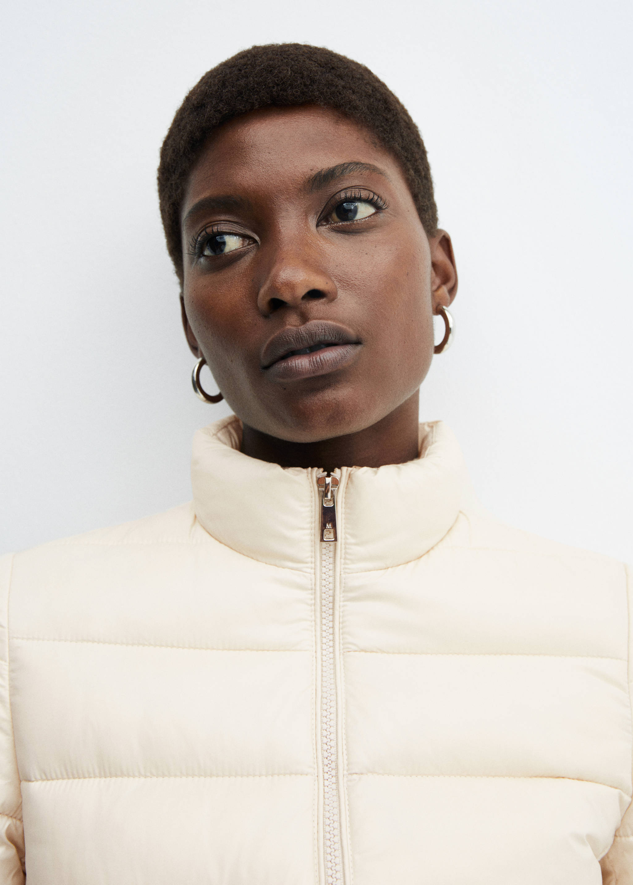 Pocket quilted jacket - Details of the article 1