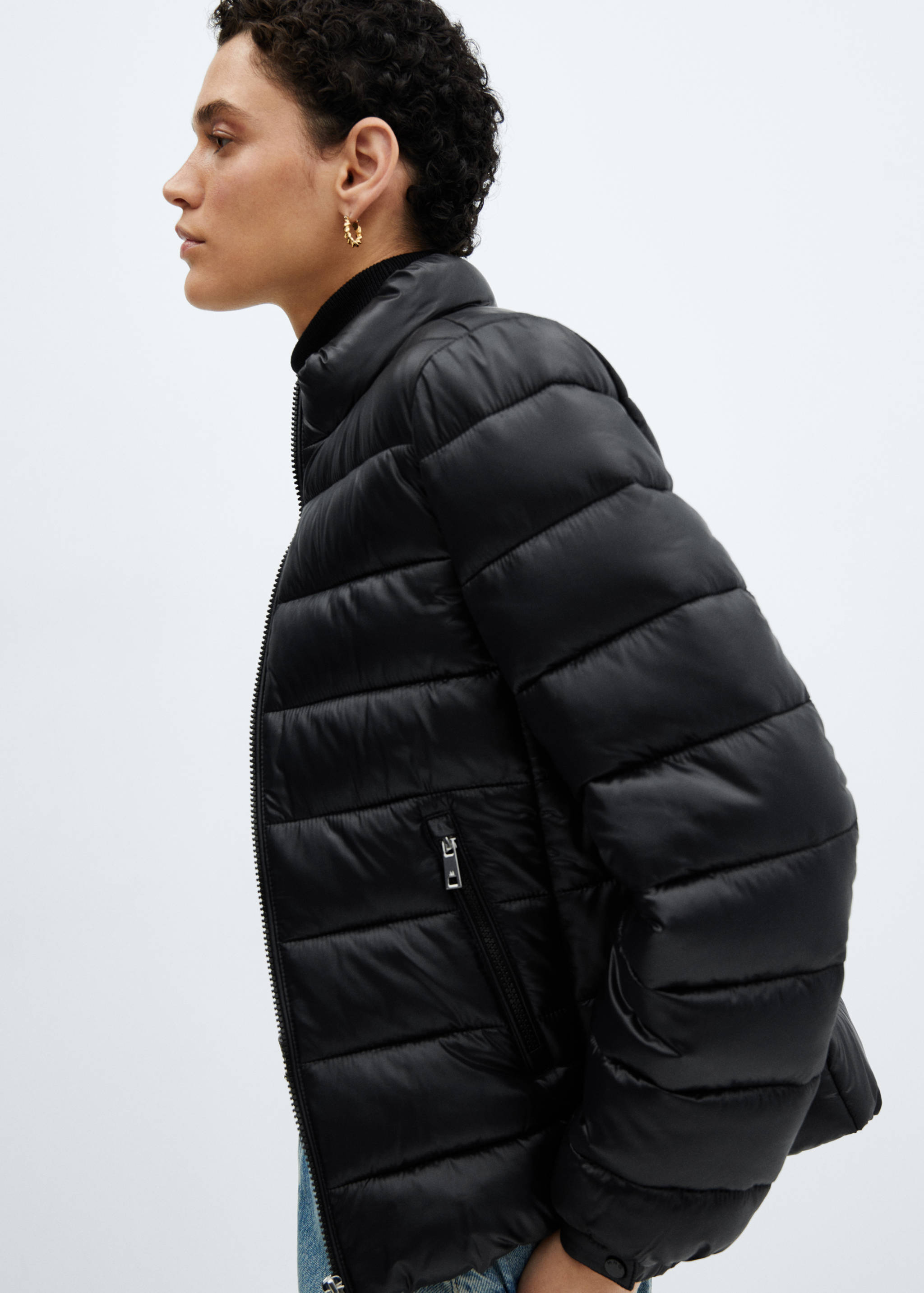 Pocket quilted jacket - Details of the article 4