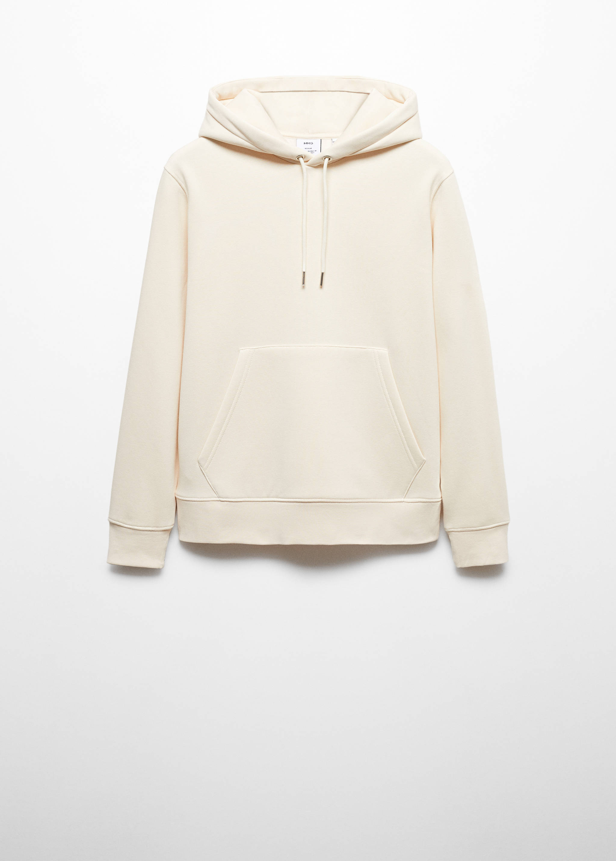 Sweat-shirt coton capuche kangourou - Article sans modèle