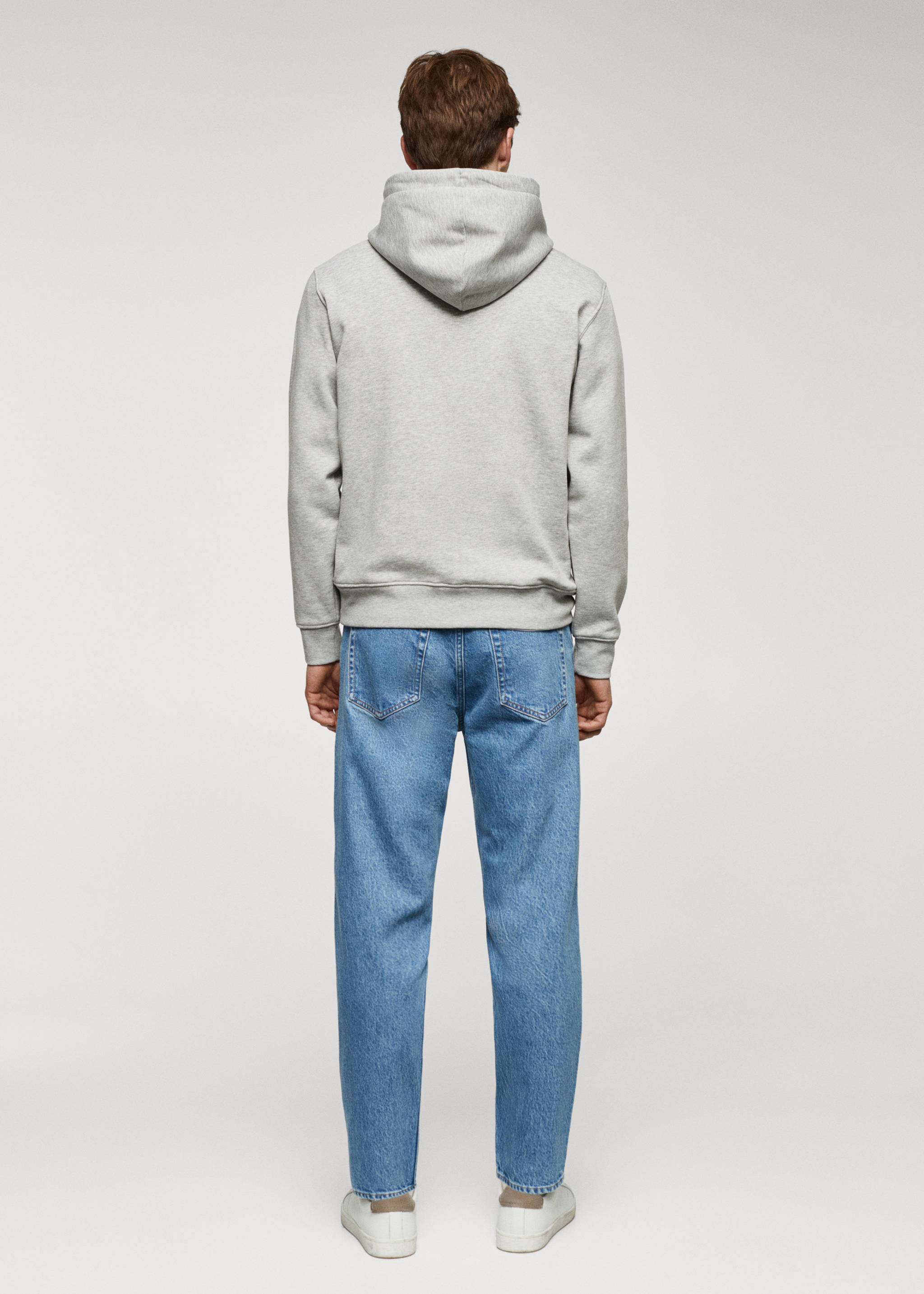 Sweat-shirt coton capuche kangourou - Verso de l’article