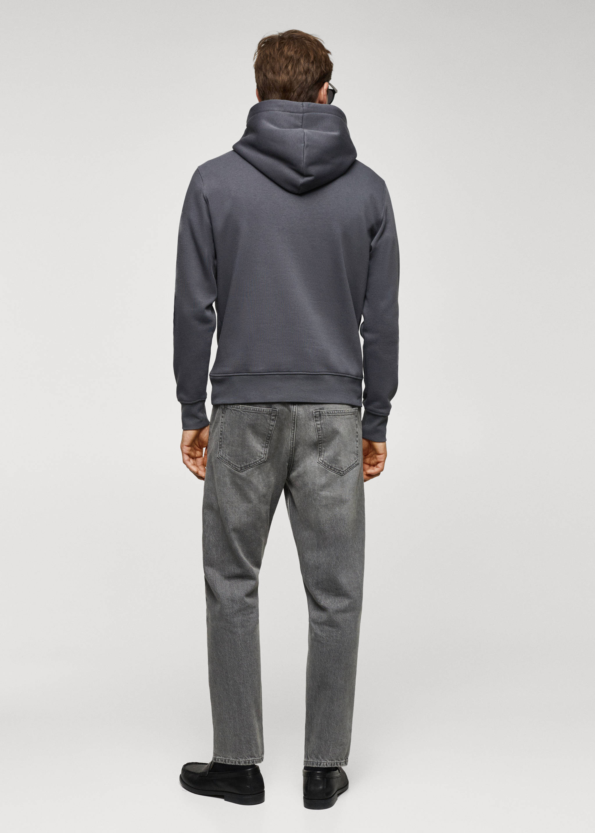 Sweat-shirt coton capuche kangourou - Verso de l’article