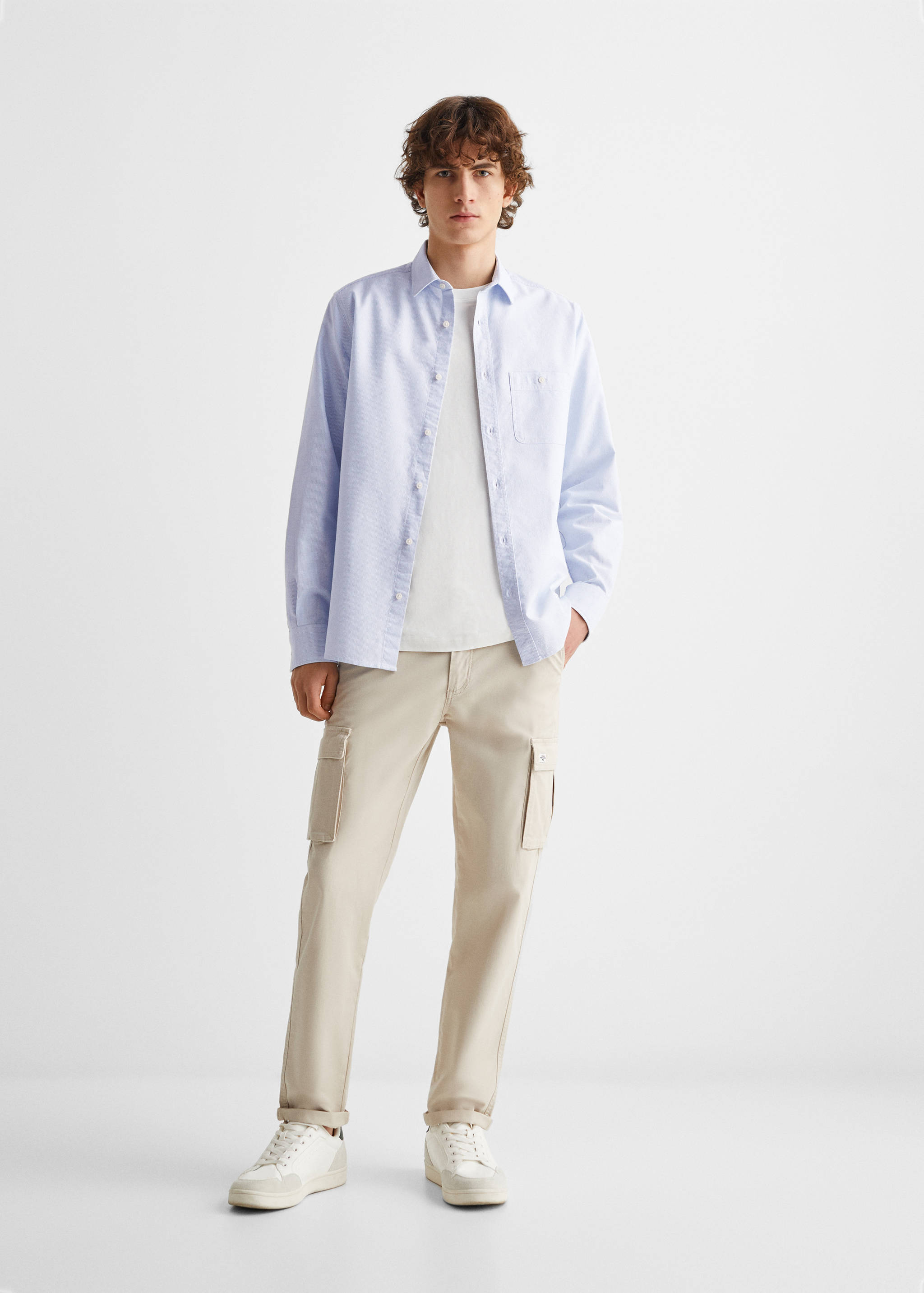 Oxford cotton shirt - General plane