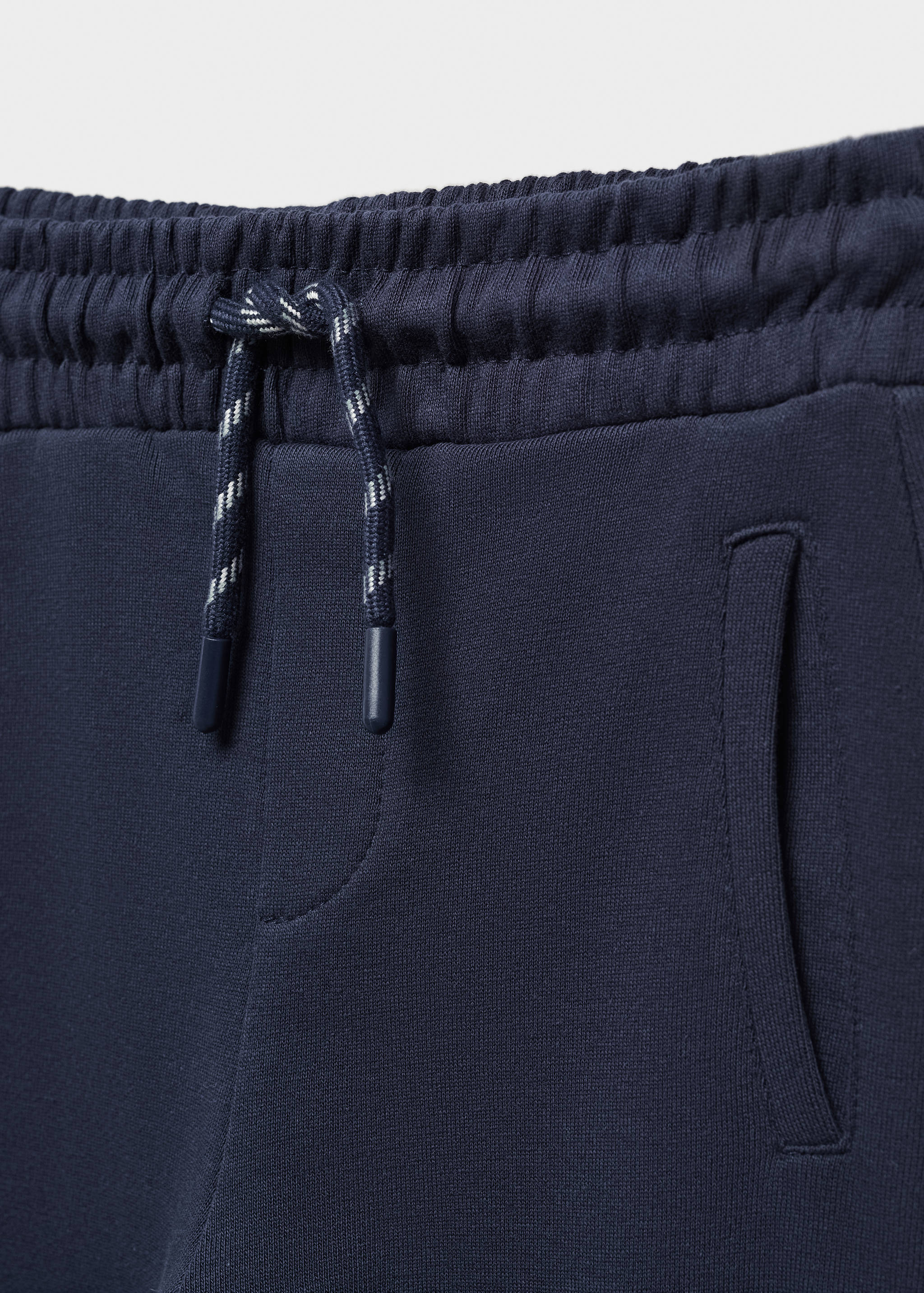 Cotton jogger-style trousers - Details of the article 8