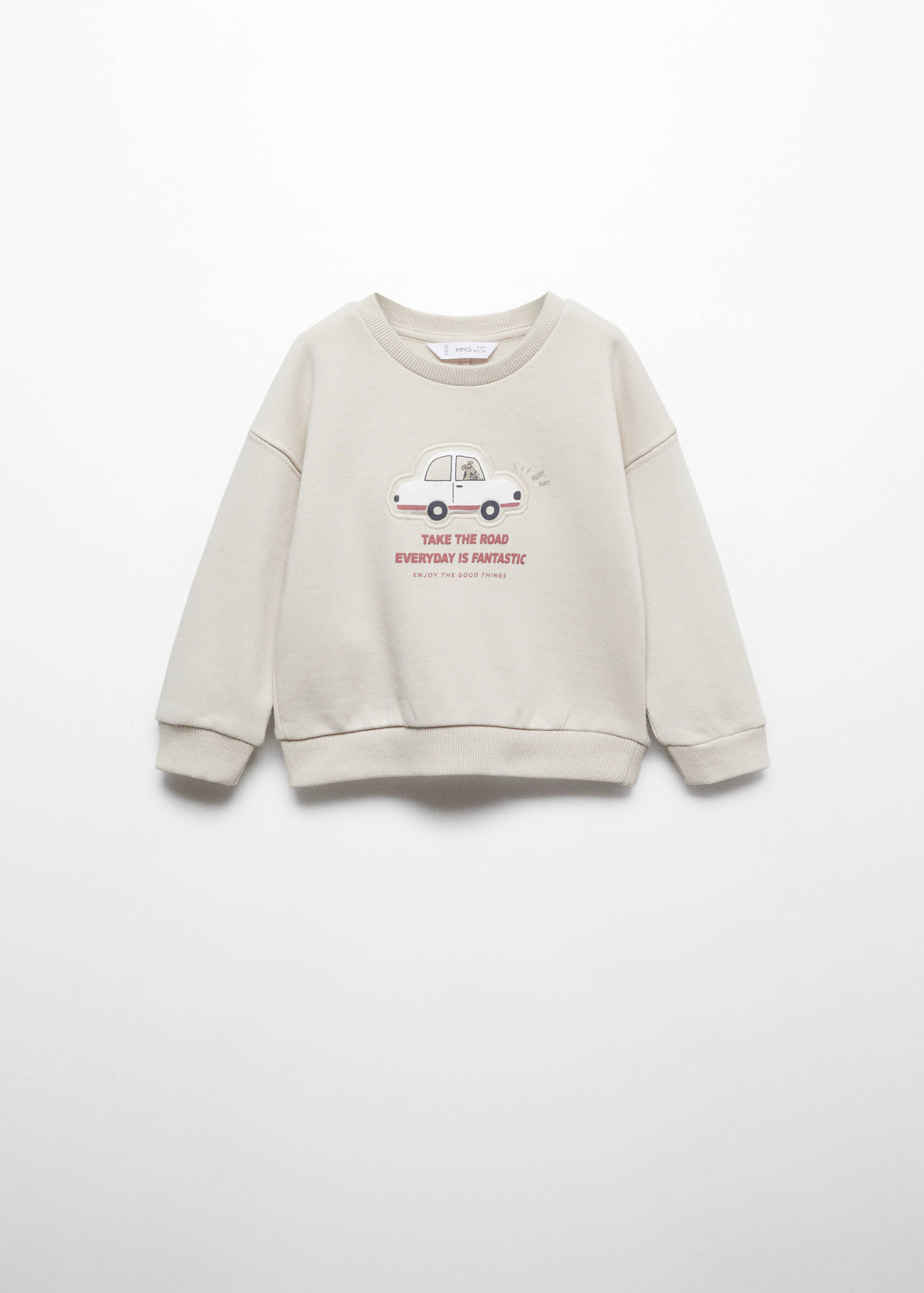 Printed cotton sweatshirt - Article without model