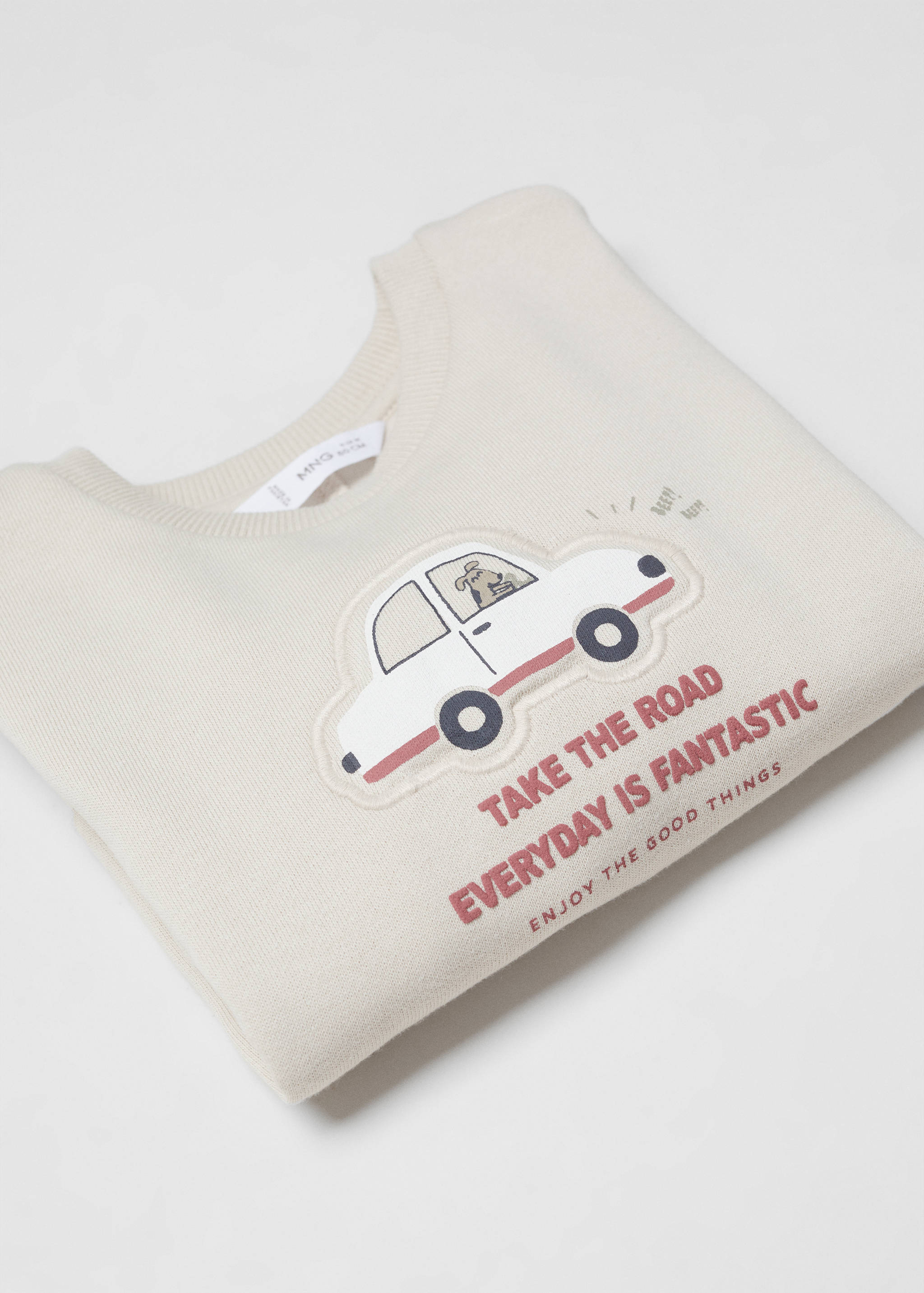 Printed cotton sweatshirt - Details of the article 8
