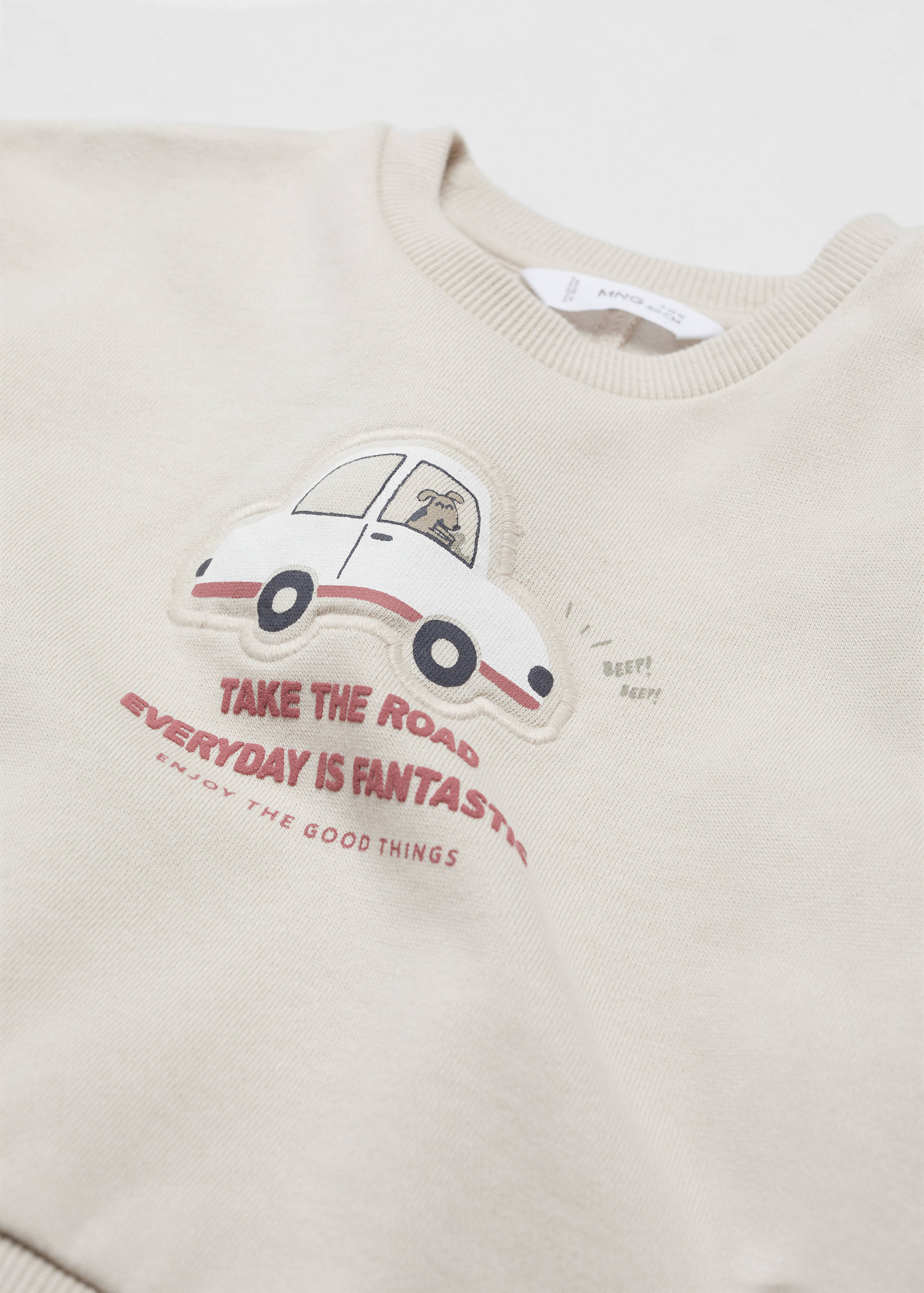 Printed cotton sweatshirt - Details of the article 0