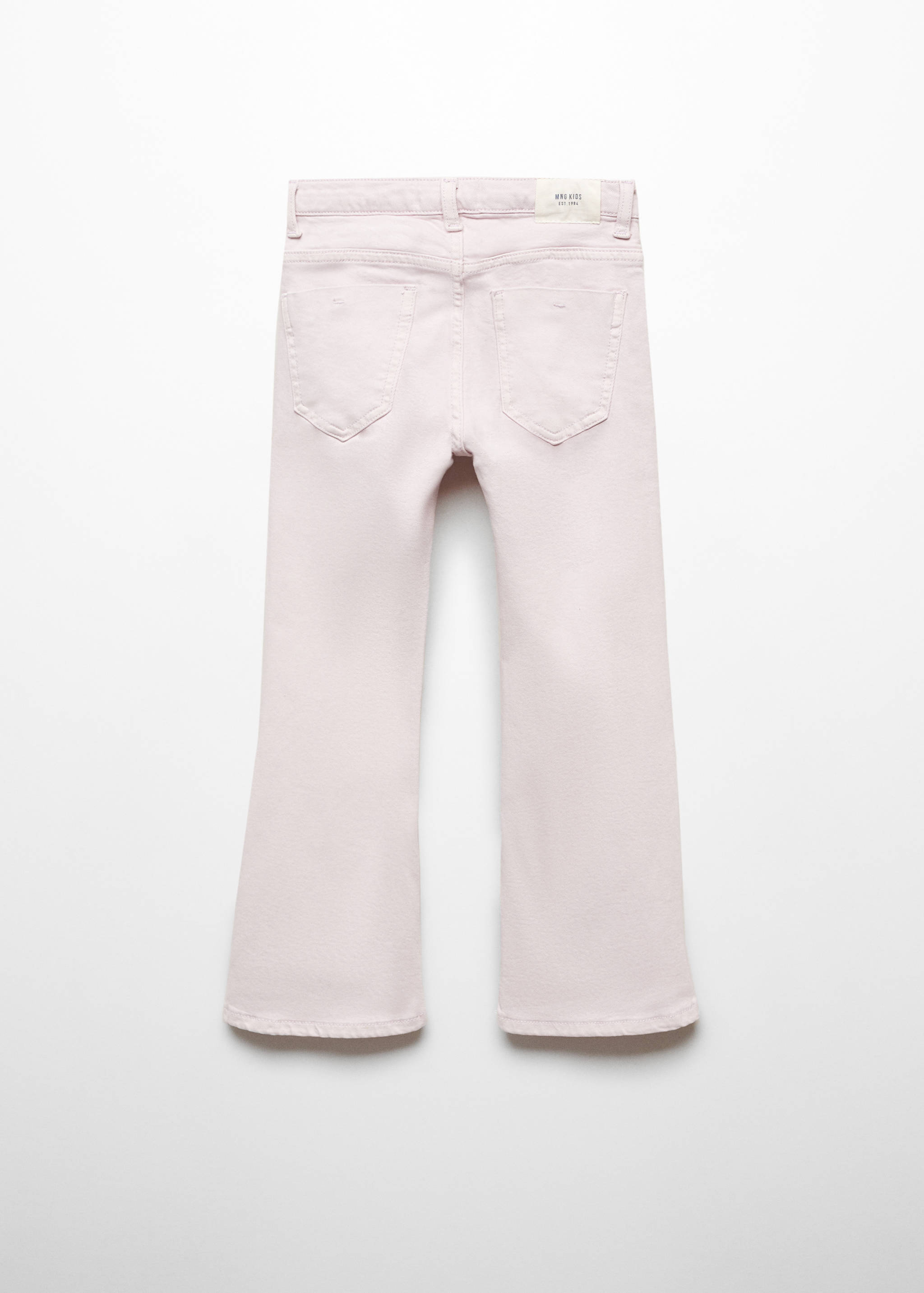 Flared jeans with pocket - Reverse of the article