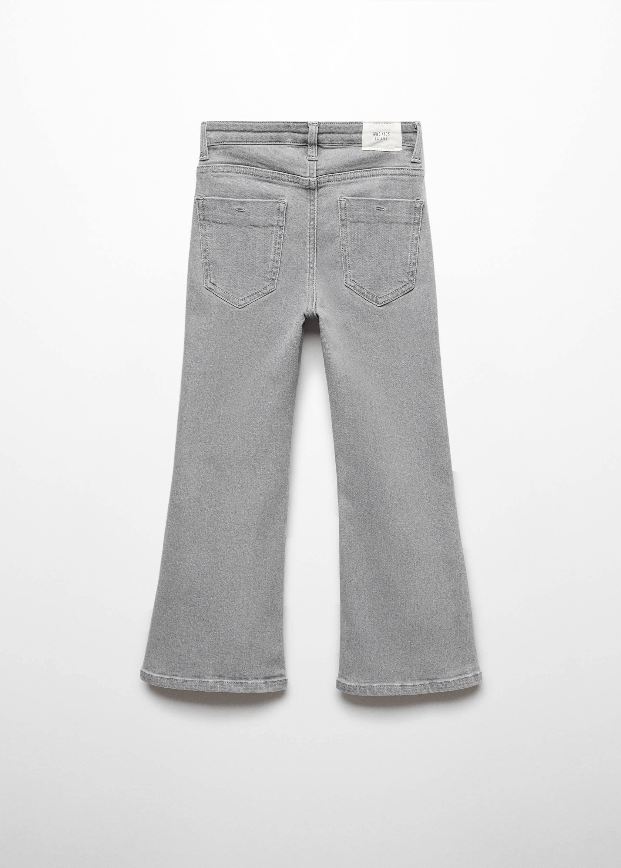 Flared jeans with pocket - Reverse of the article