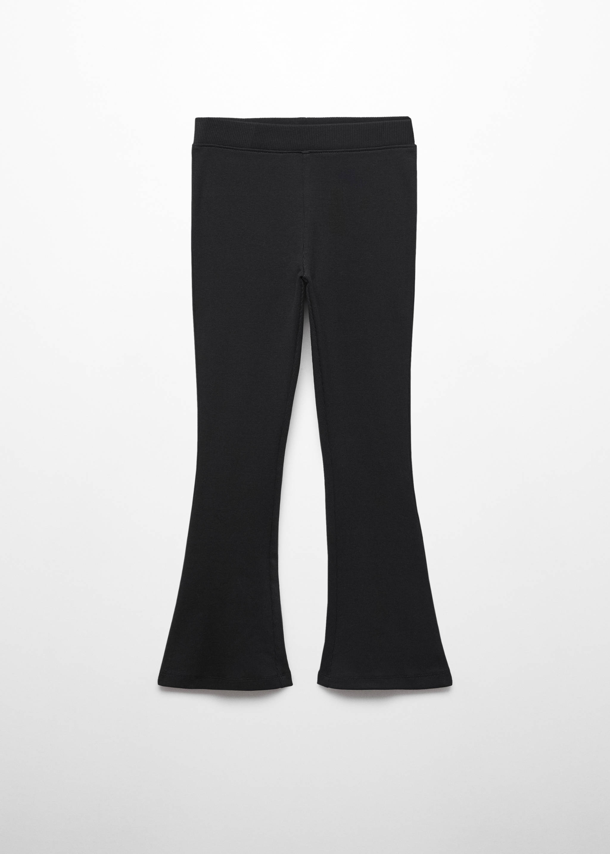 Flared knitted leggings - Article without model