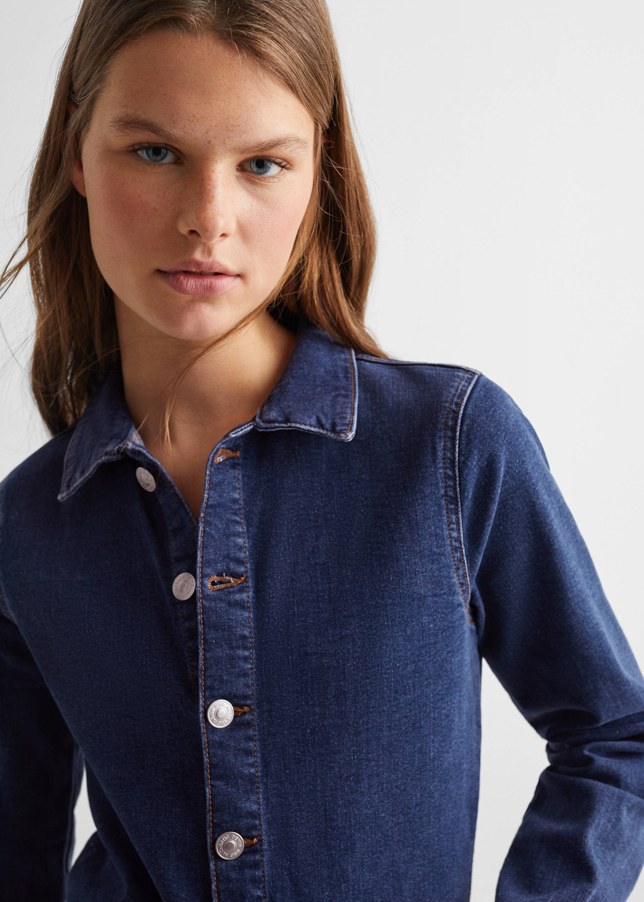 Denim jumpsuit buttons - Details of the article 1