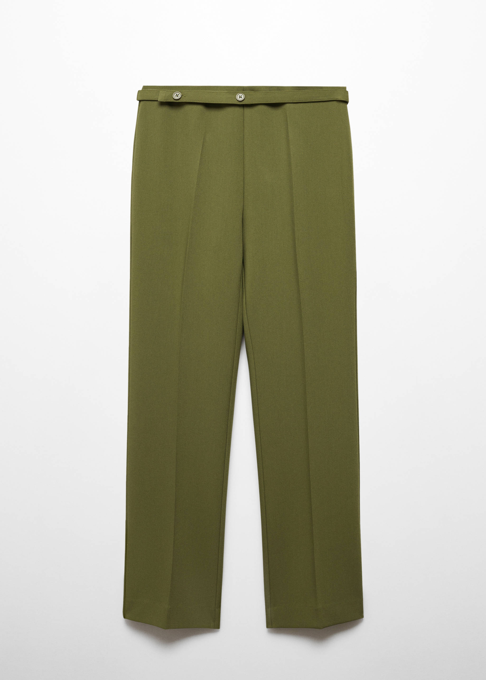 Belt straight-fit trousers - Article without model