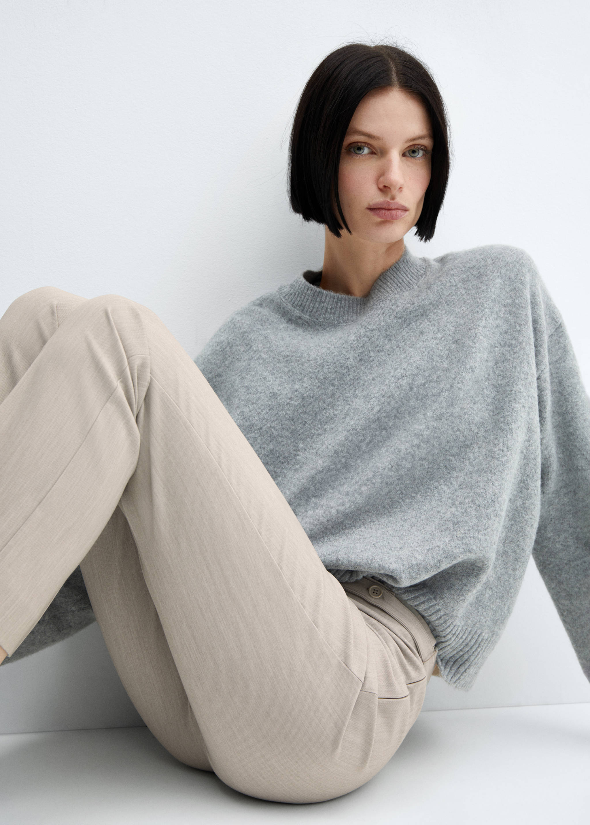 Belt straight-fit trousers - Details of the article 2