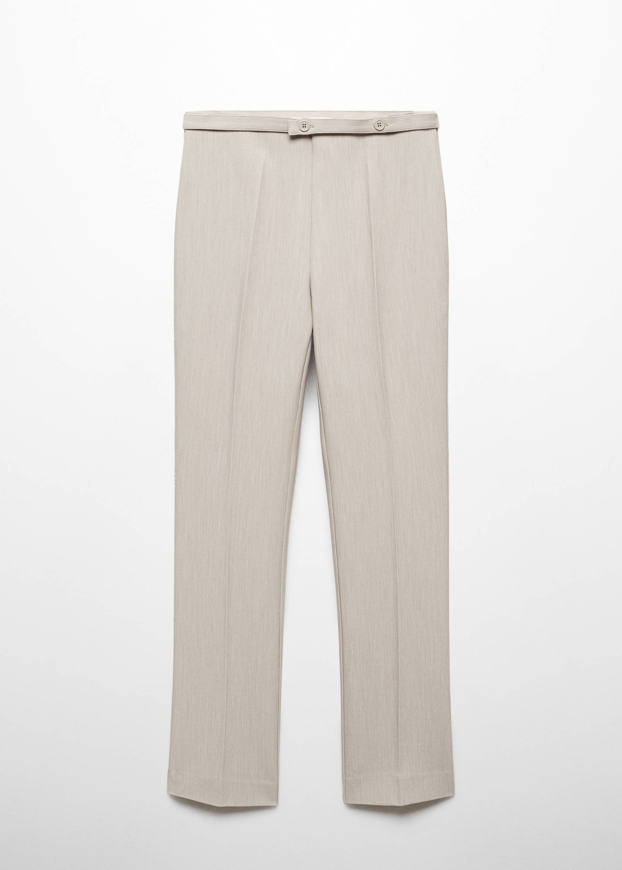 Belt straight-fit trousers - Article without model