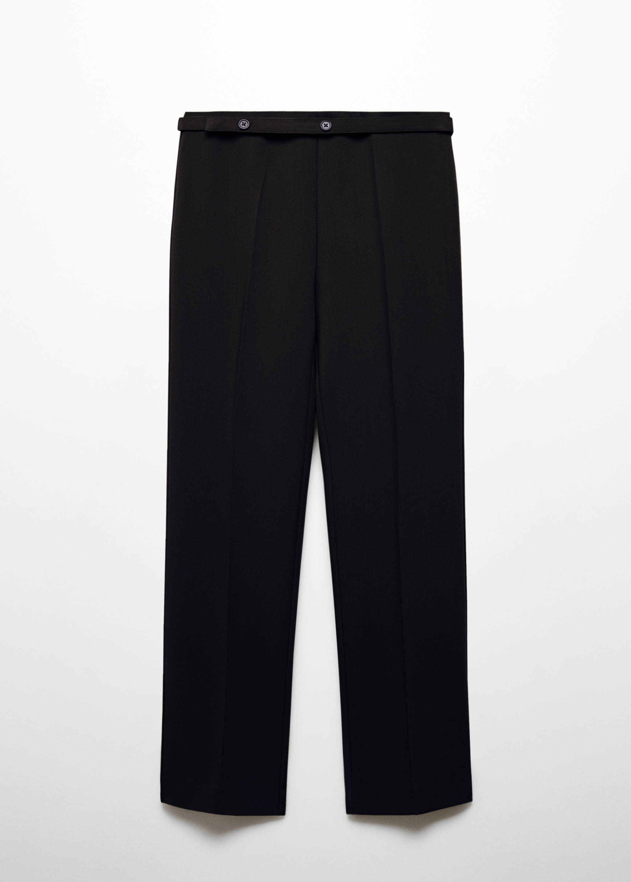 Belt straight-fit trousers - Article without model