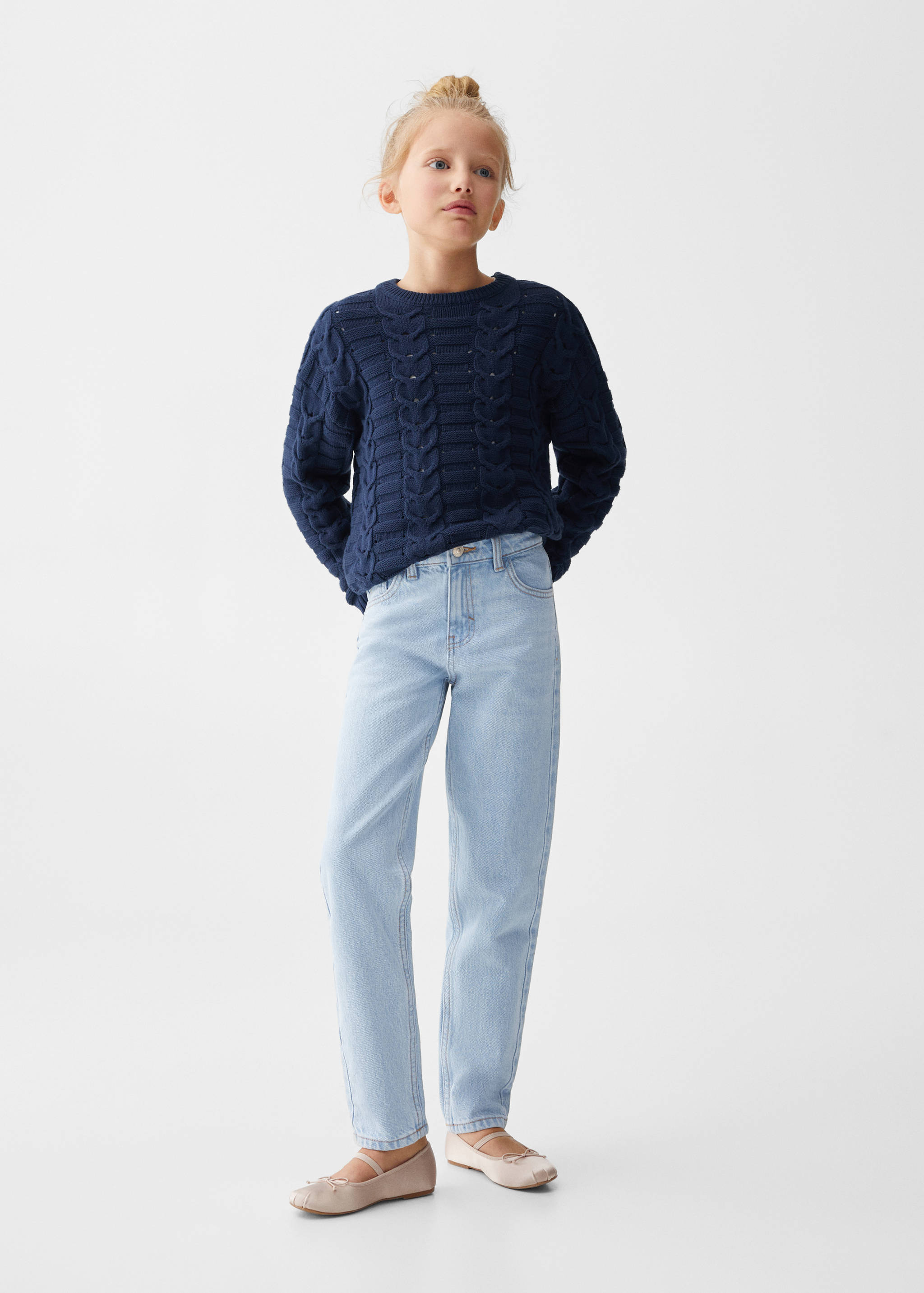 Jeans mom-fit algodón - Plano general