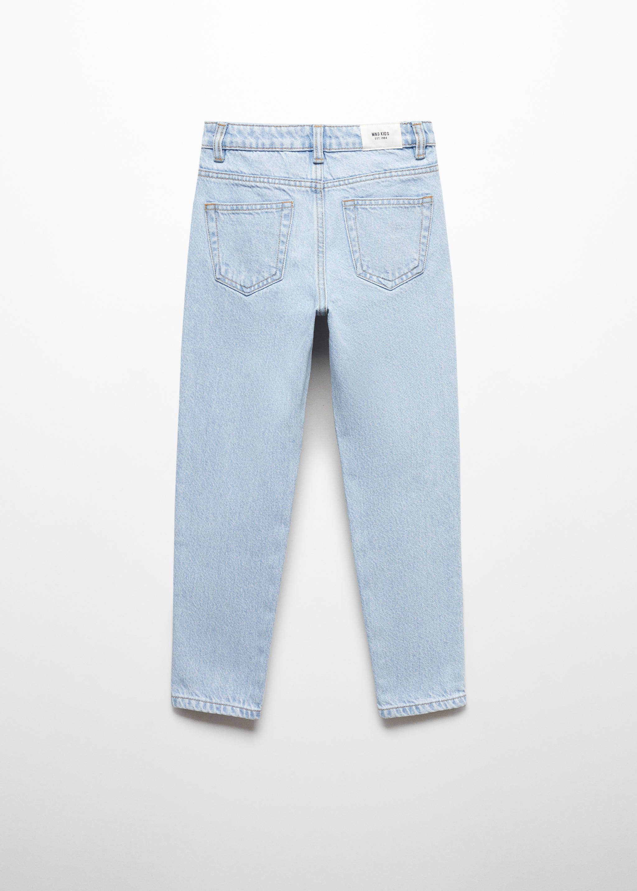 Jeans mom-fit algodón - Reverso del artículo