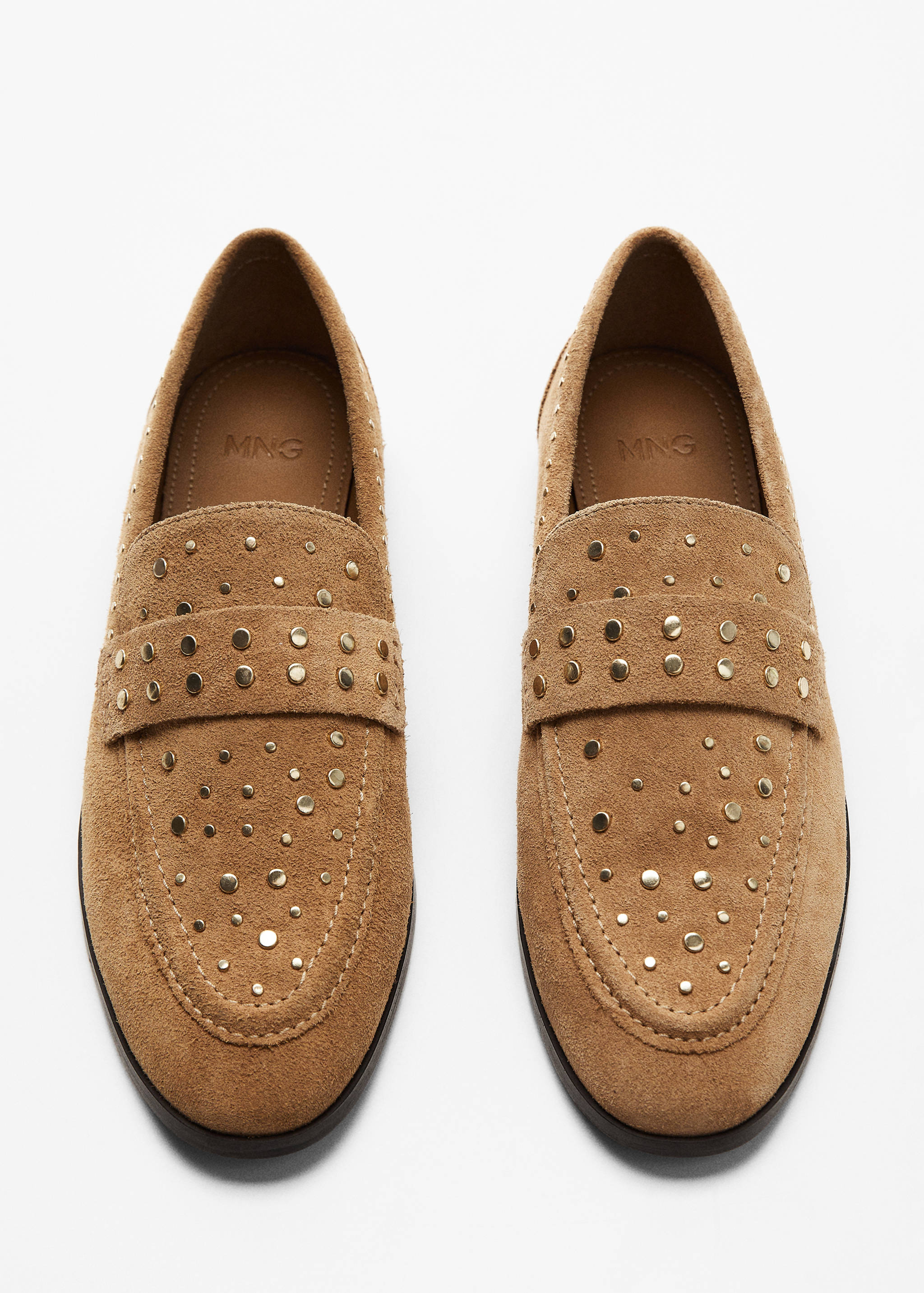 حذاء موكاسين جلد ومسامير - تفاصيل المنتج 5