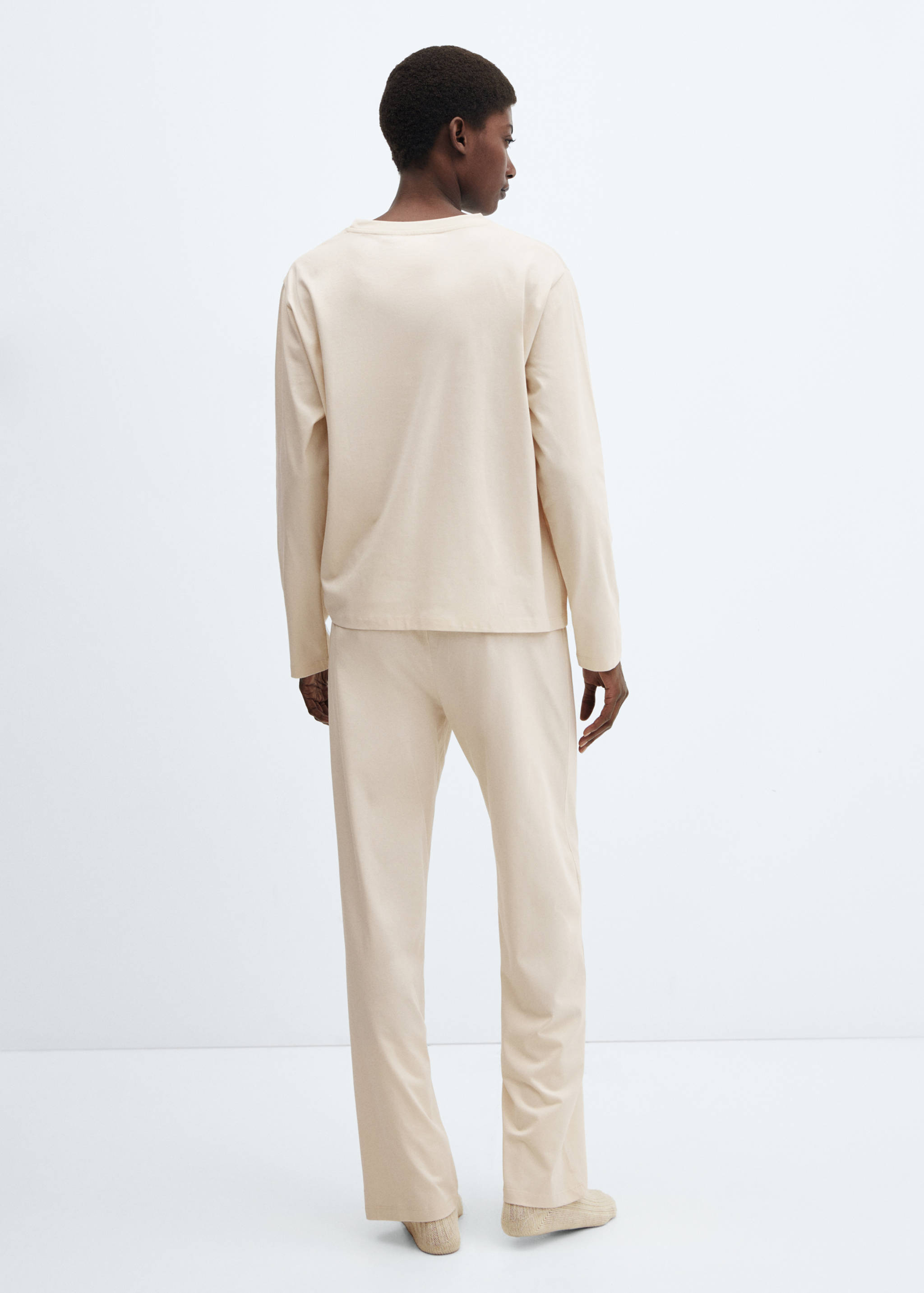 Pyjama deux pièces flanelle - Verso de l’article